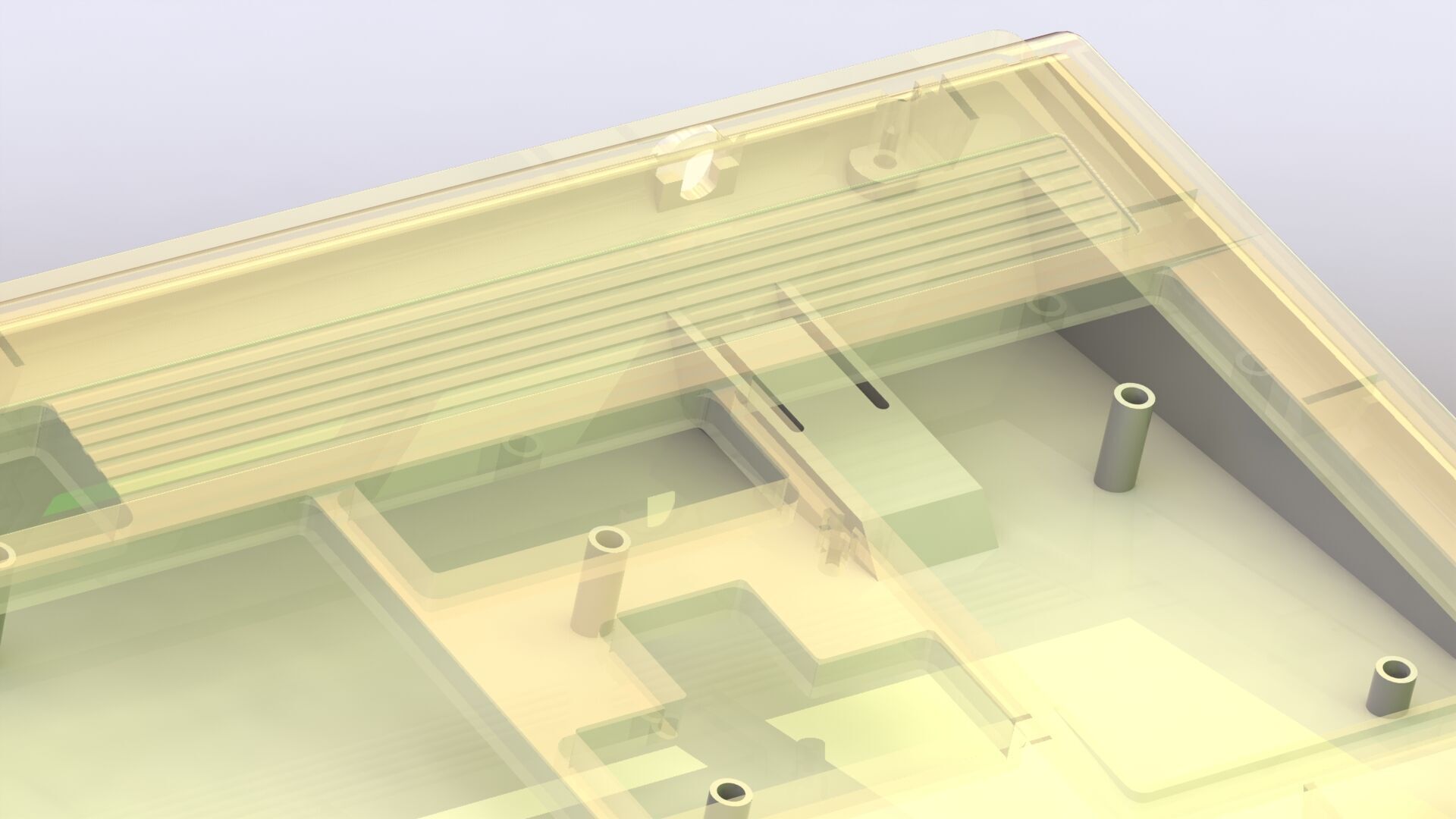 Amiga 4000 keyboard 3d printed enclosure 3D print model_11