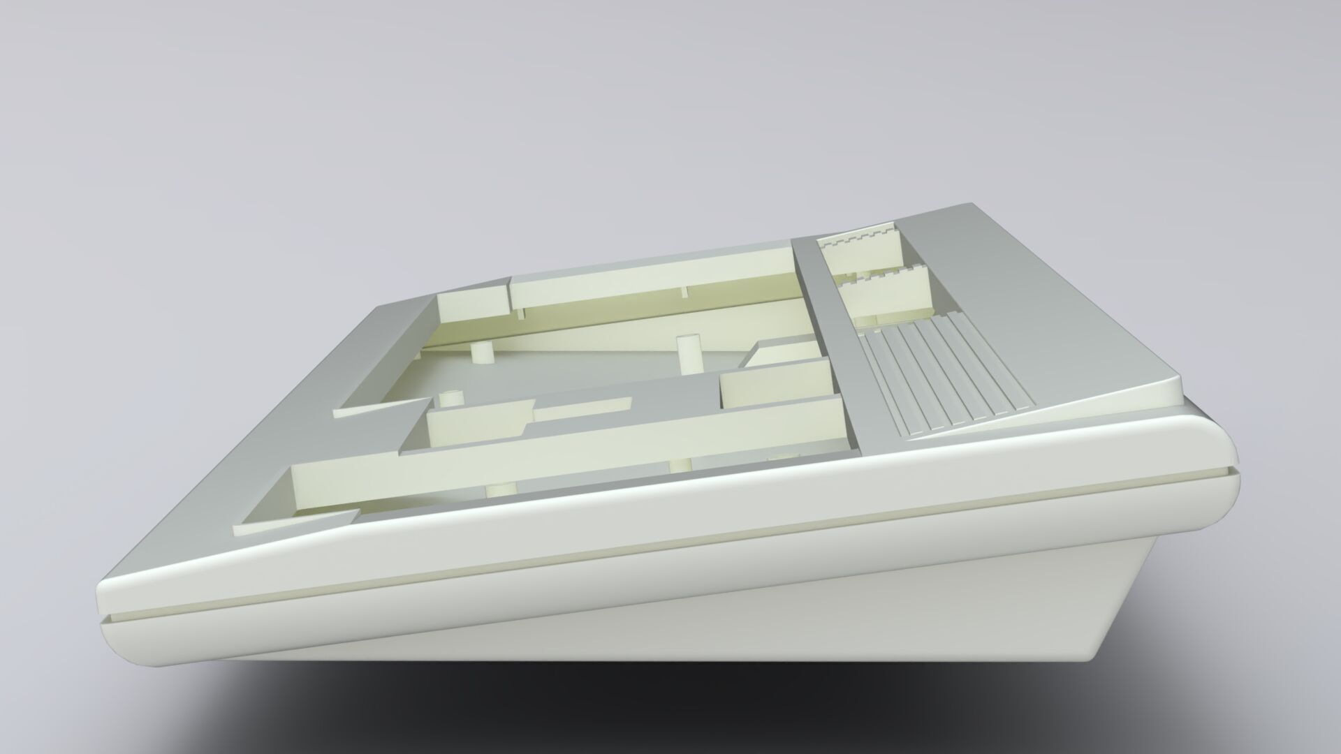 Amiga 4000 keyboard 3d printed enclosure 3D print model_10