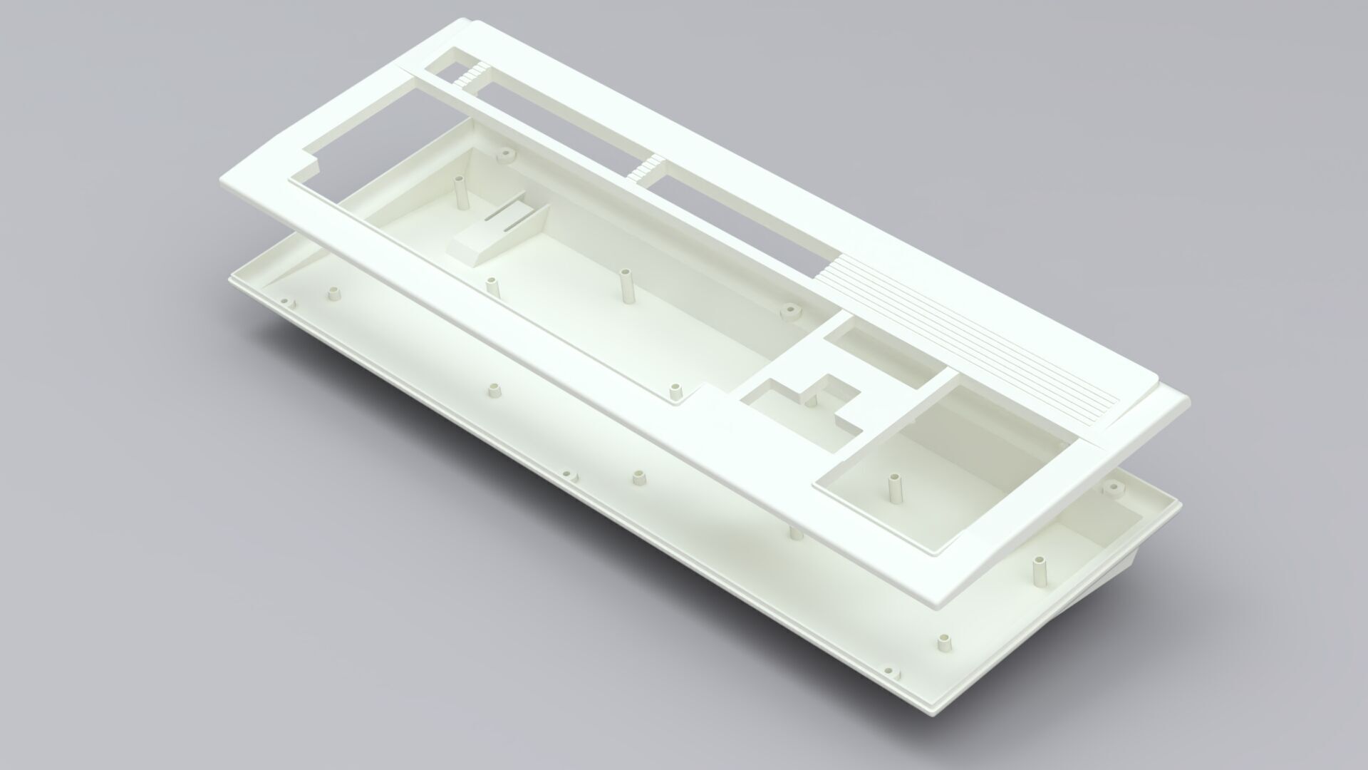 Amiga 4000 keyboard 3d printed enclosure 3D print model_14