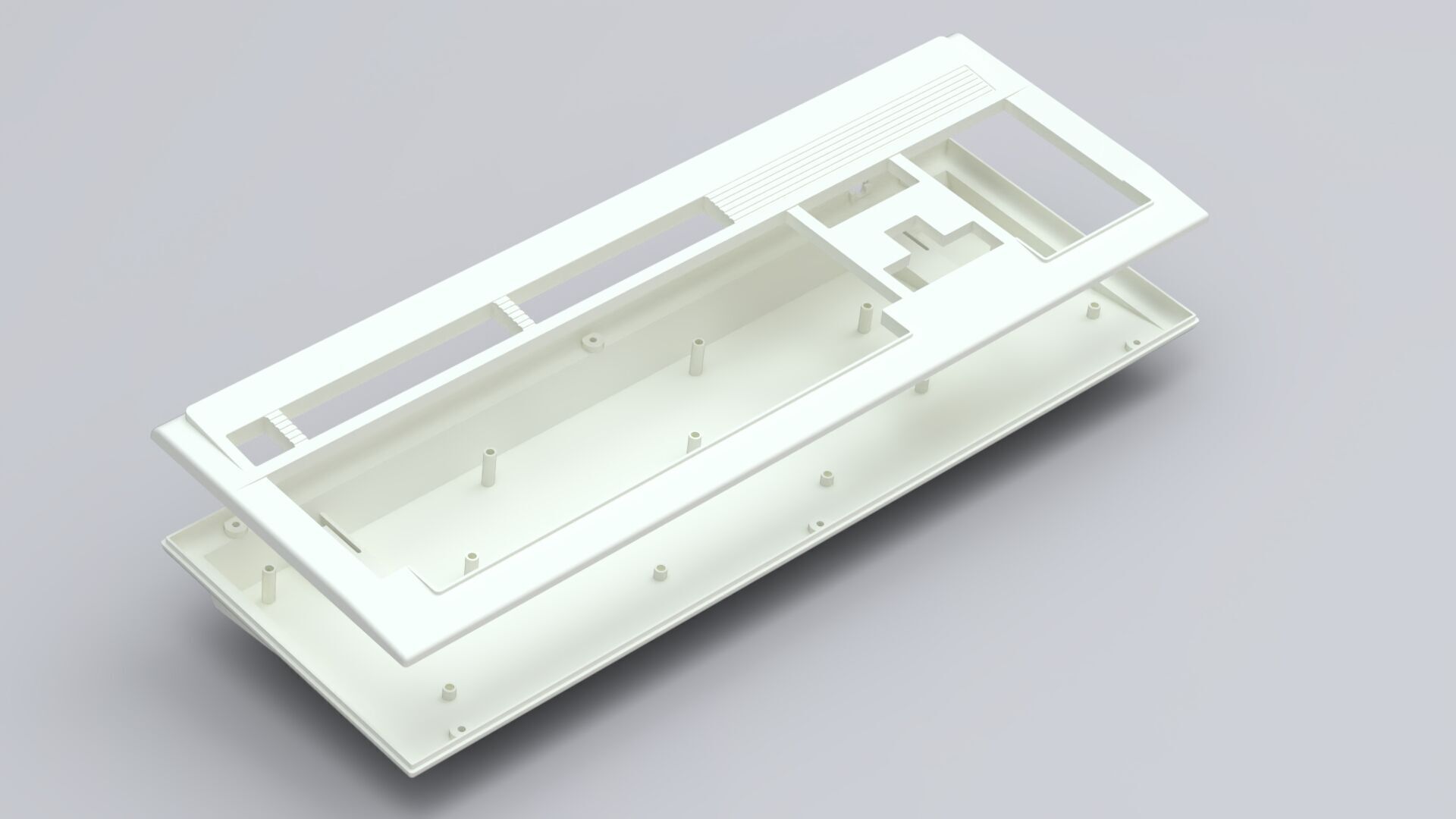 Amiga 4000 keyboard 3d printed enclosure 3D print model_12