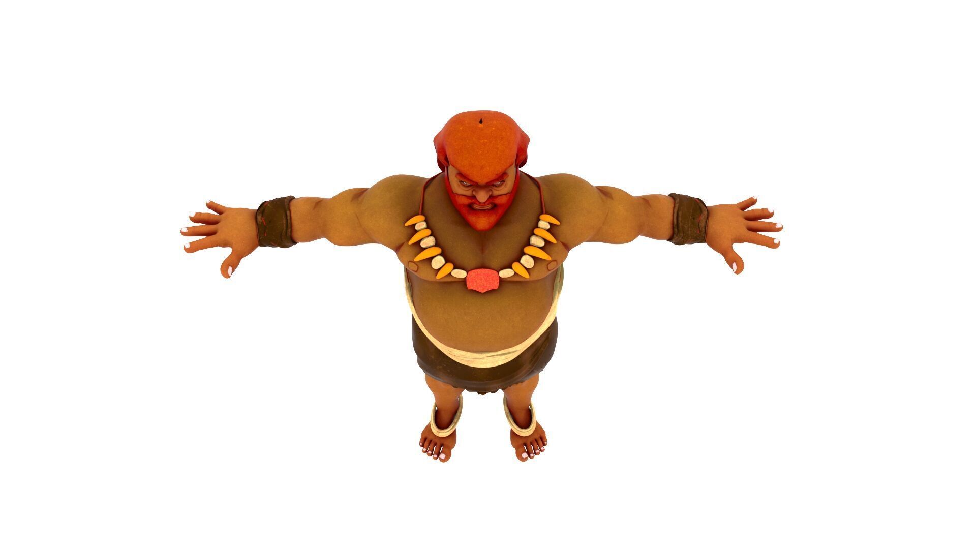 Monster man 2 3D model_9