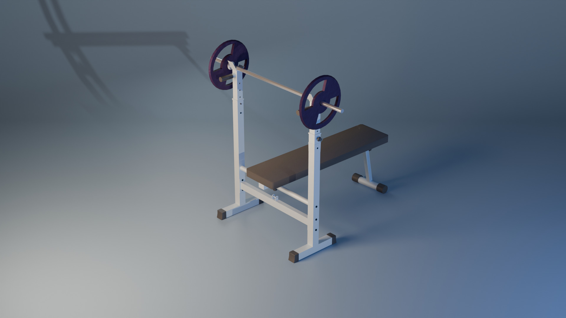 Bench Press 3D model_2