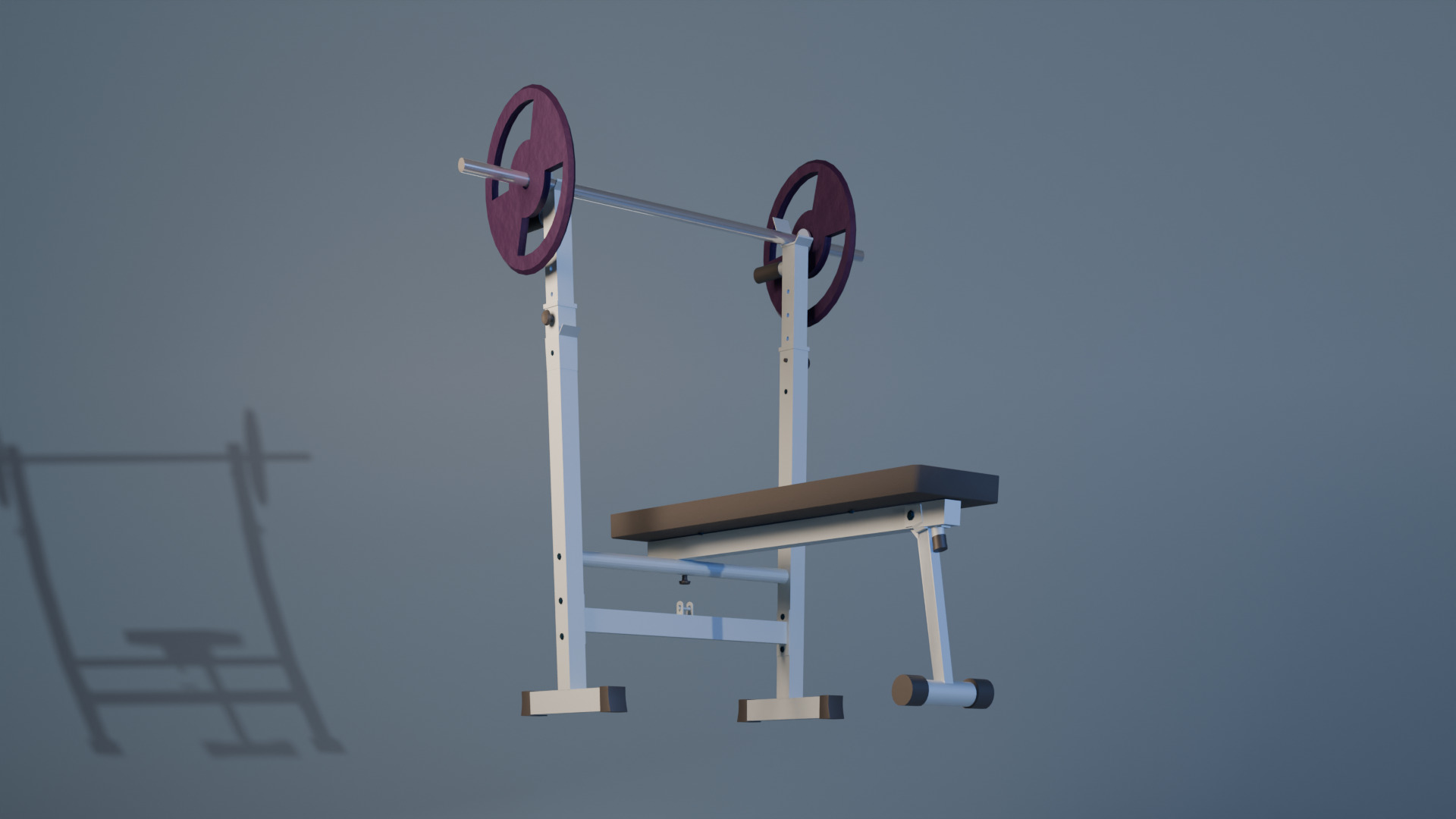 Bench Press 3D model_3