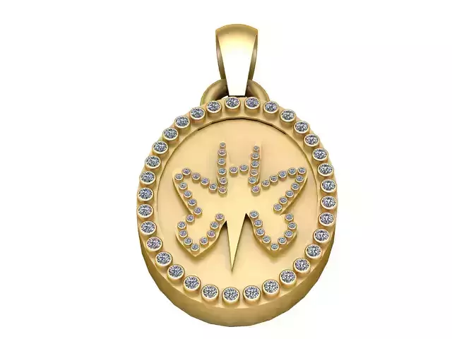 BUTTERFLY COIN PENDANT 3D PRINTABLE MODEL 3D print model