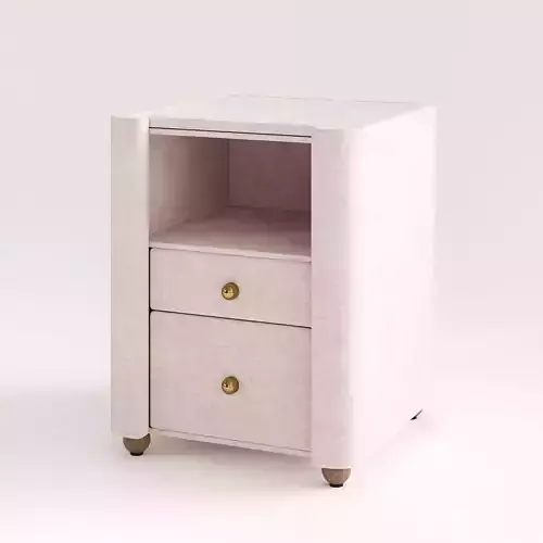 Laura Gonzalez - Chevet Vanity Beige nightstand