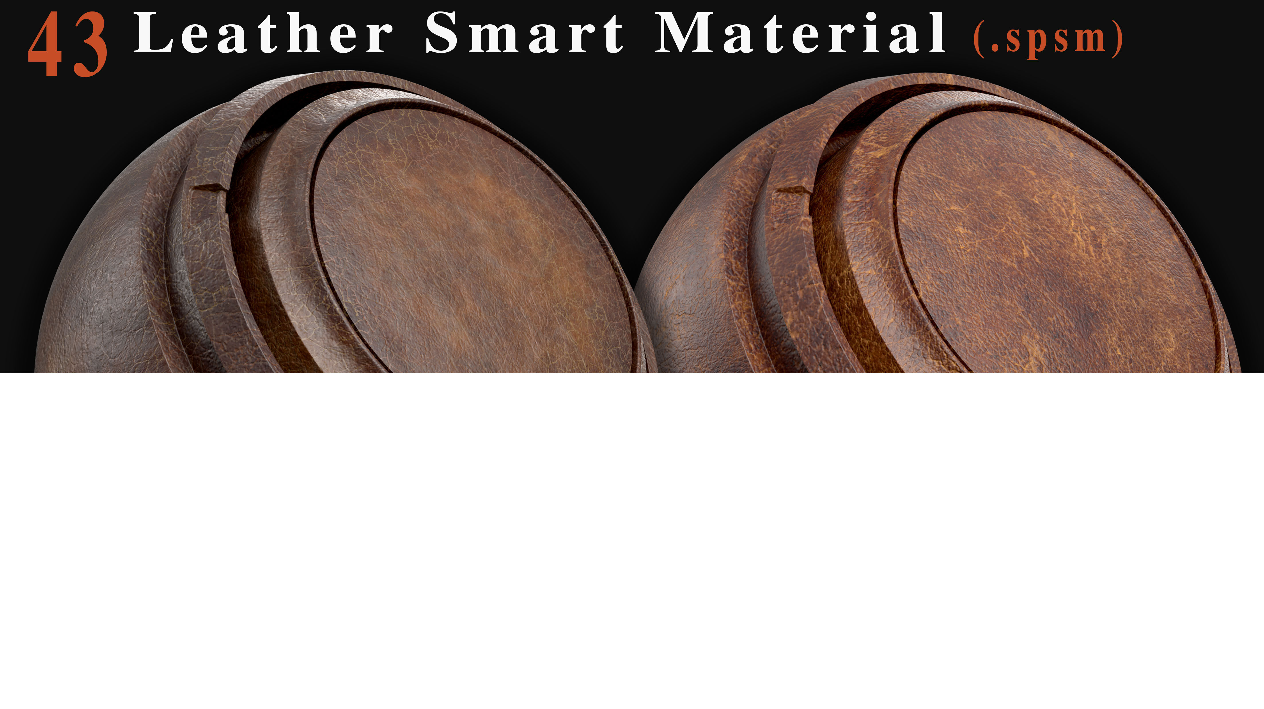 43 Leather Smart Materials for Substance Painter - Vol 19 Texture_4