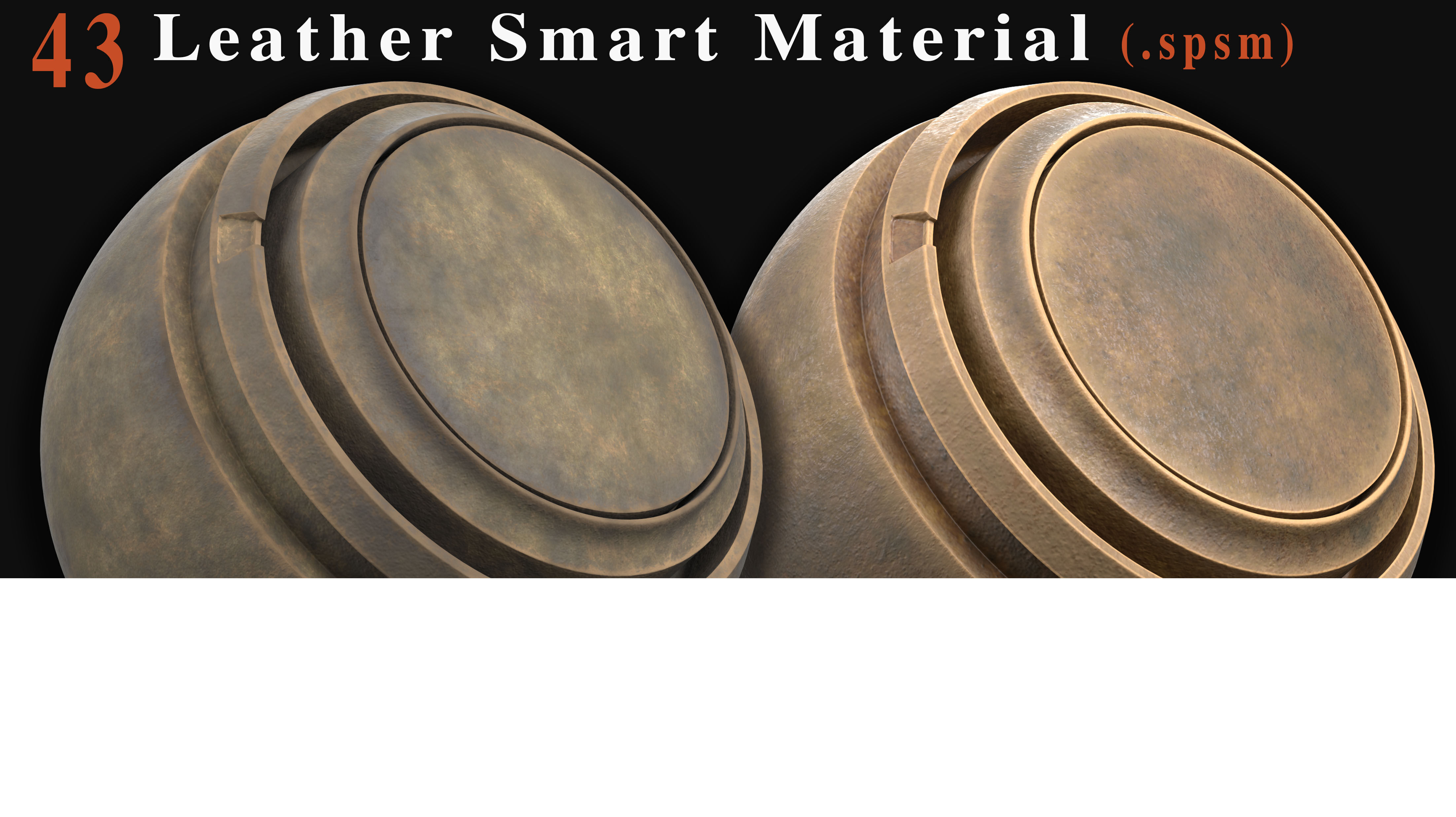 43 Leather Smart Materials for Substance Painter - Vol 19 Texture_11