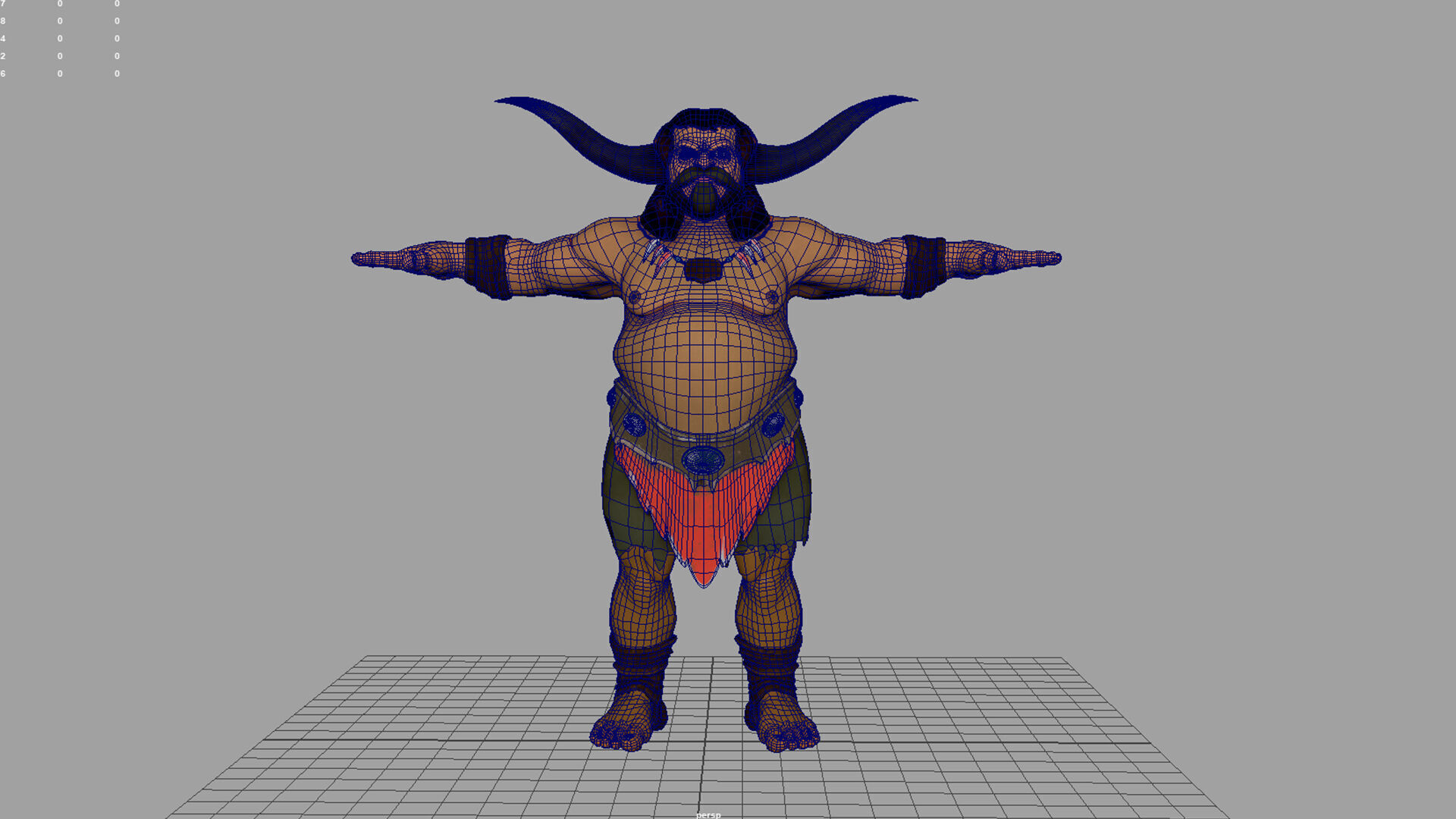 Monster man 3 3D model_2