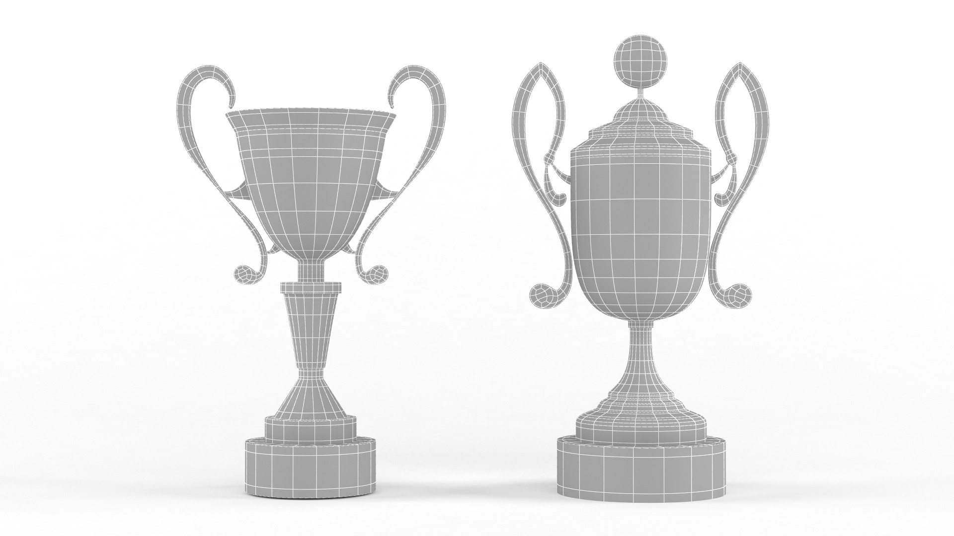 Trophy Cups 3D model_5