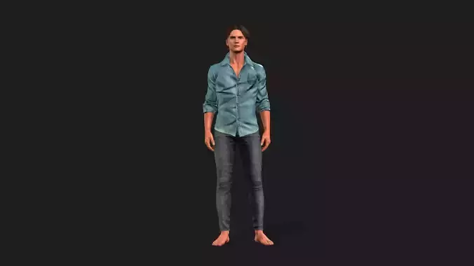Detailed 3D Male Character