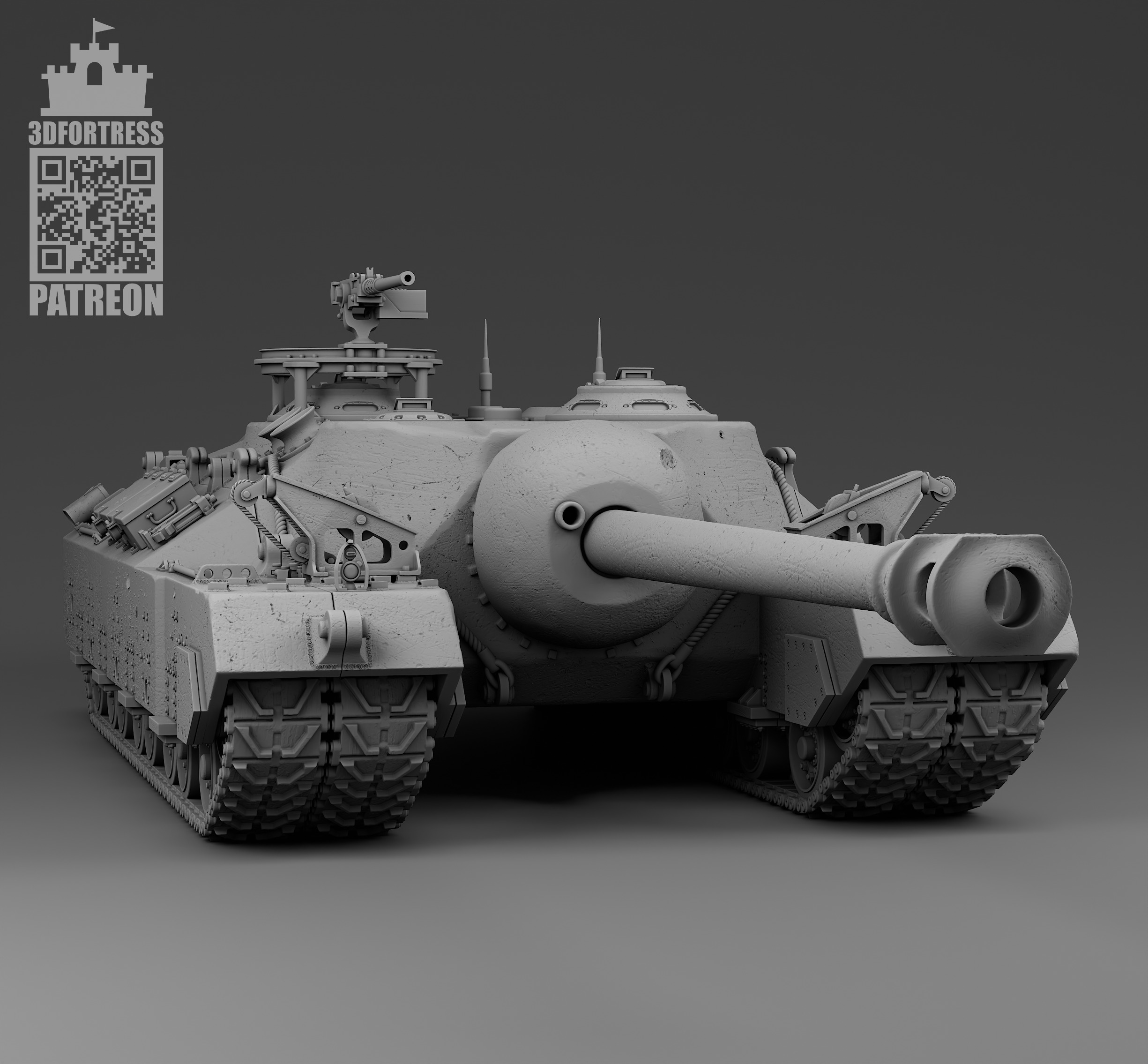 T-28 - T-95 3D print model_6