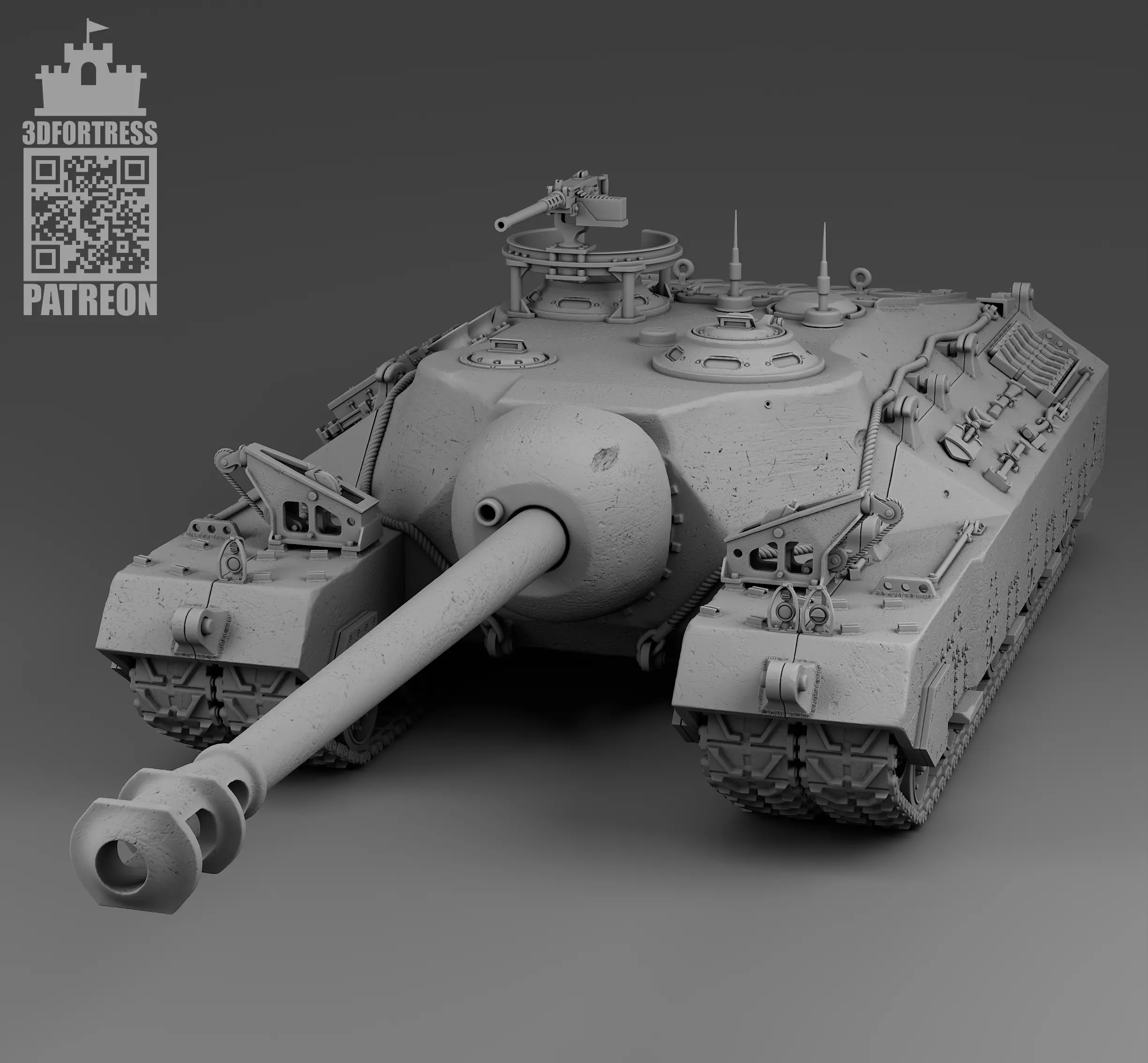 T-28 - T-95 3D print model_0