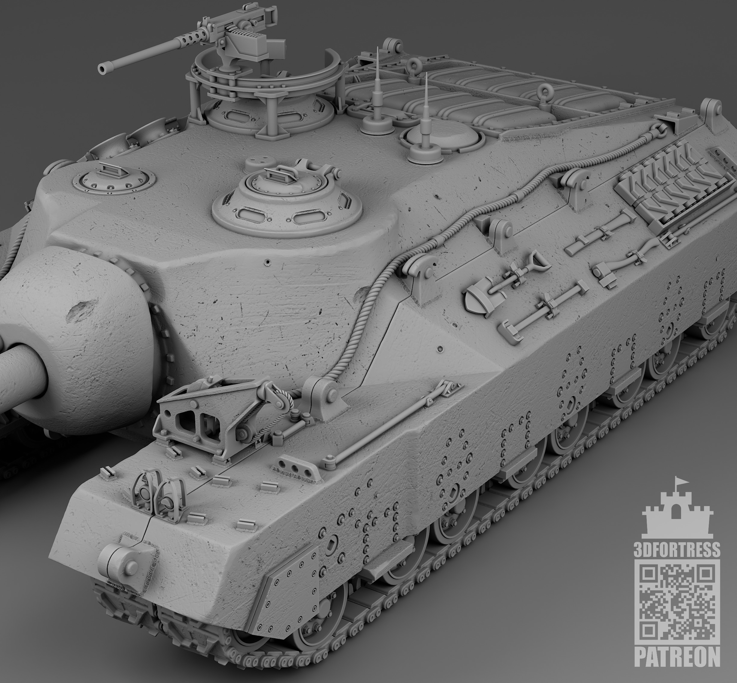 T-28 - T-95 3D print model_1