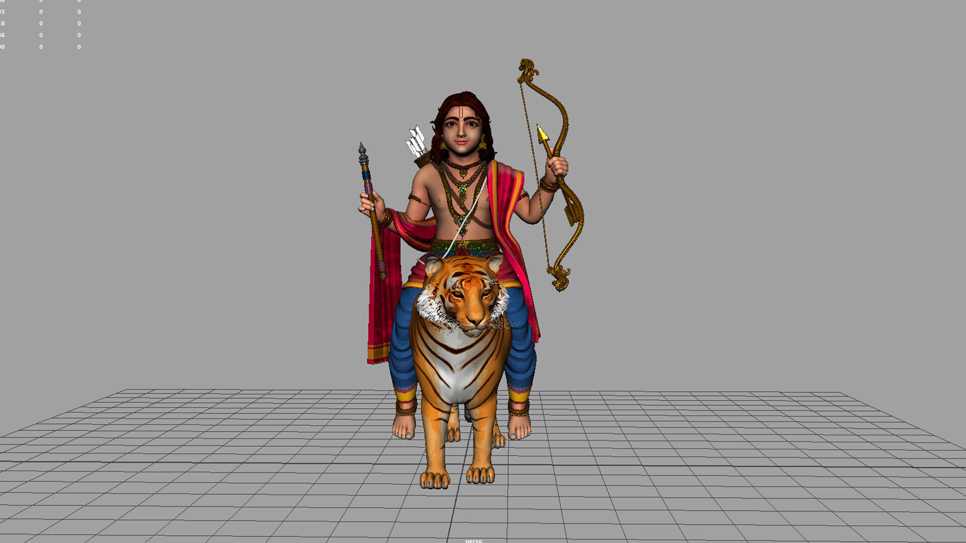 swamy sabarimala ayyappa 3D model_2