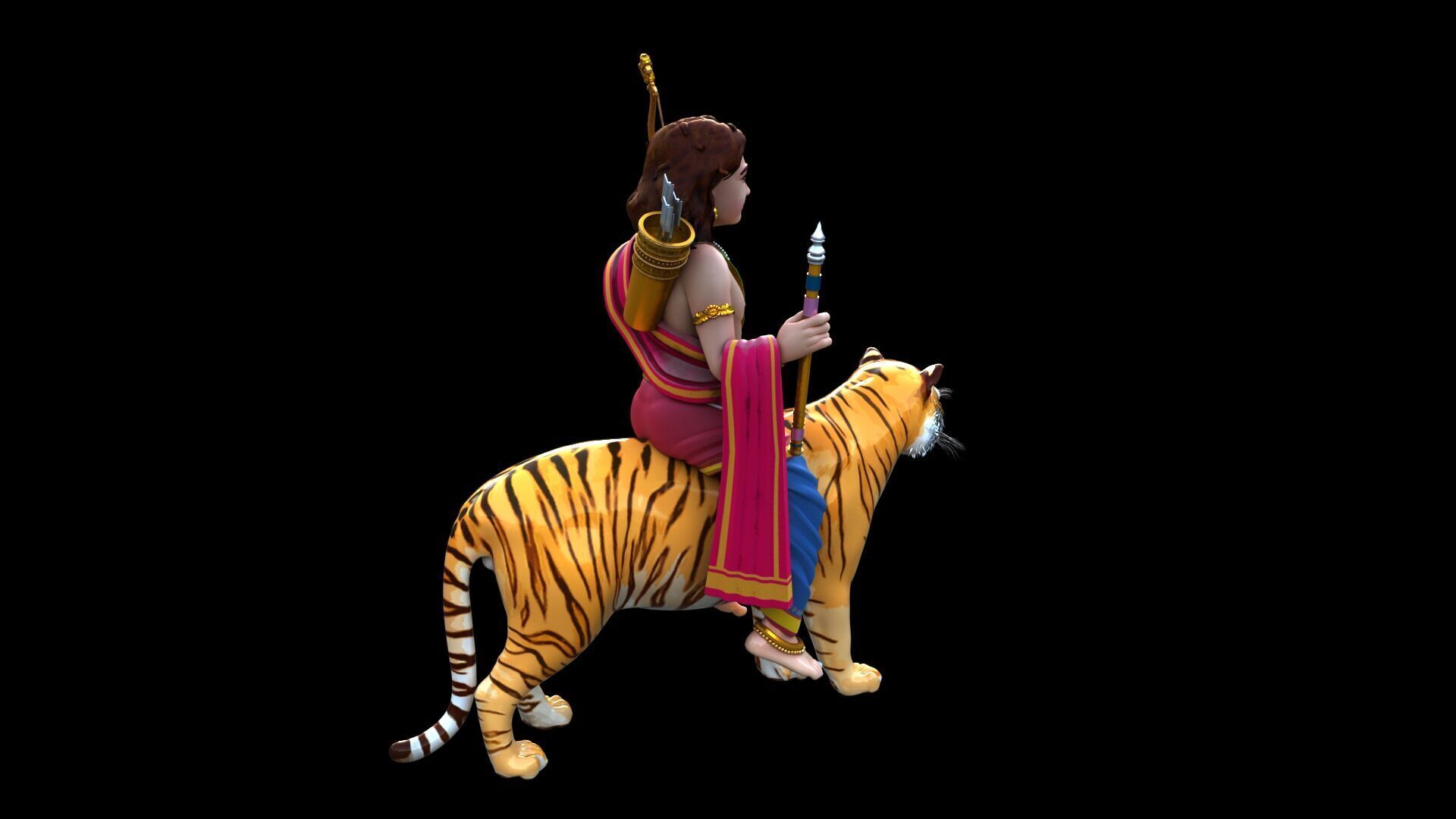 swamy sabarimala ayyappa 3D model_11