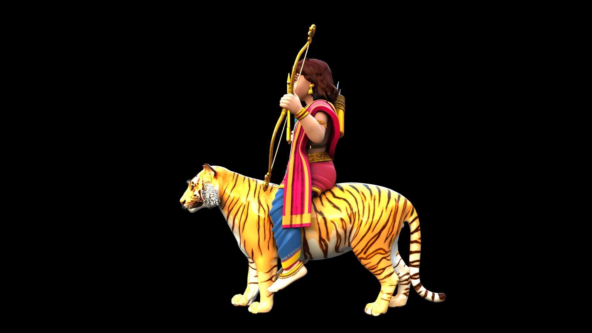 swamy sabarimala ayyappa 3D model_9