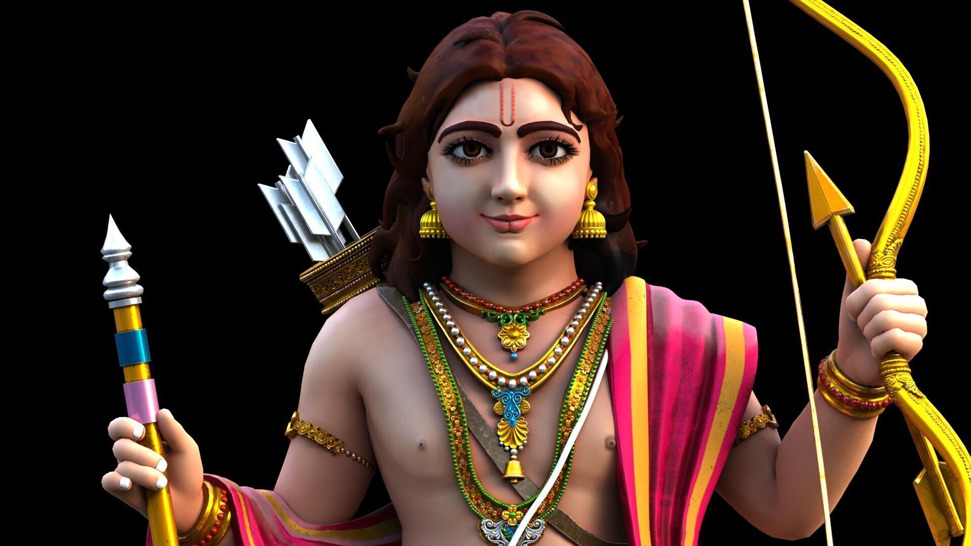 swamy sabarimala ayyappa 3D model_13