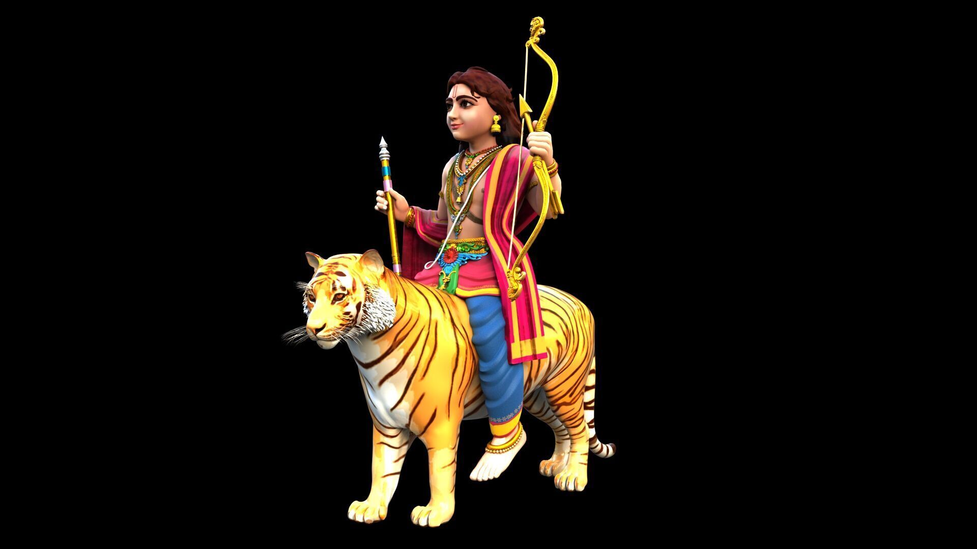 swamy sabarimala ayyappa 3D model_8