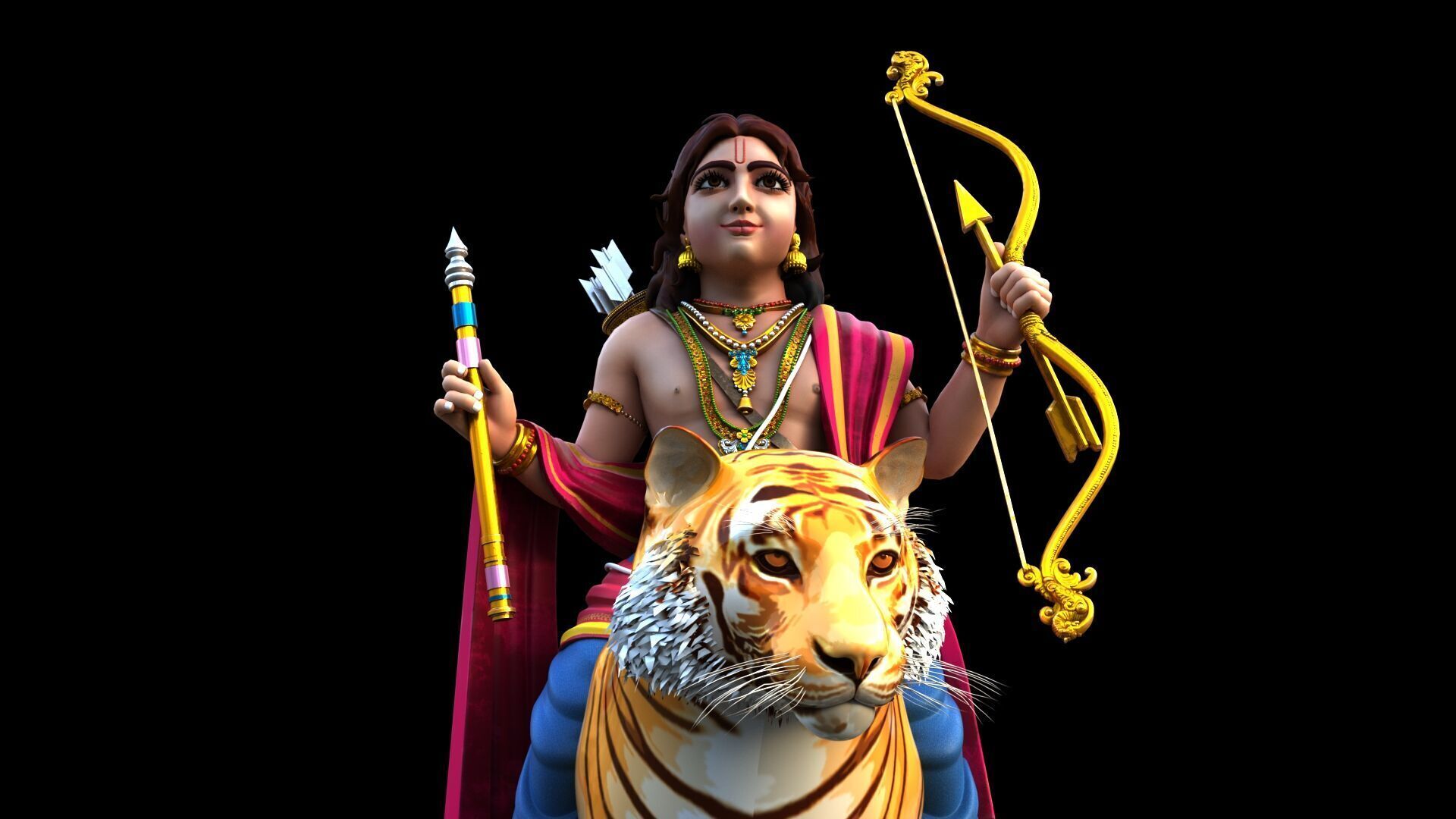 swamy sabarimala ayyappa 3D model_12