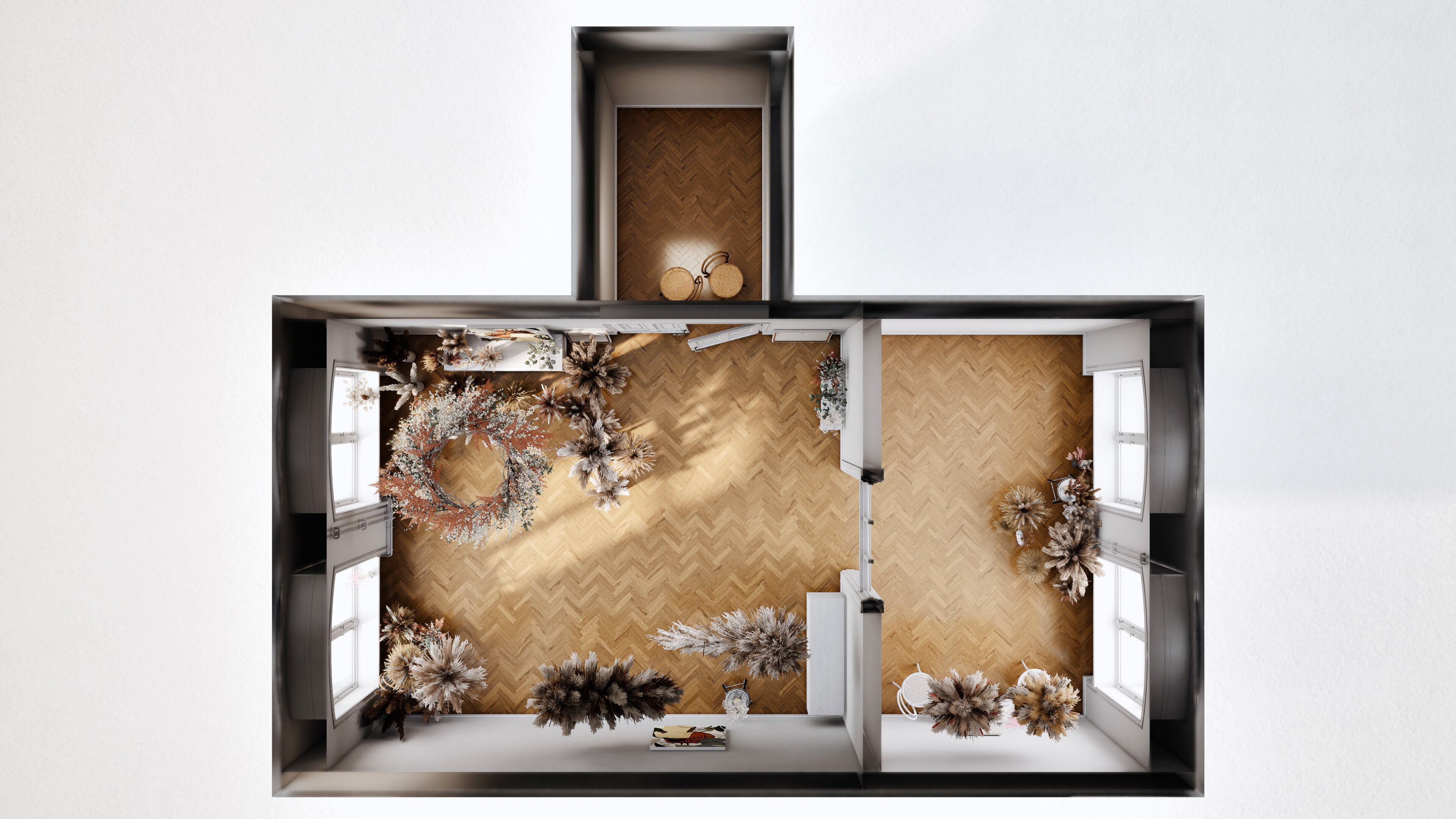 Archinteriors for UE vol 16 - stylish bouquets of dry flowers 3D model_13