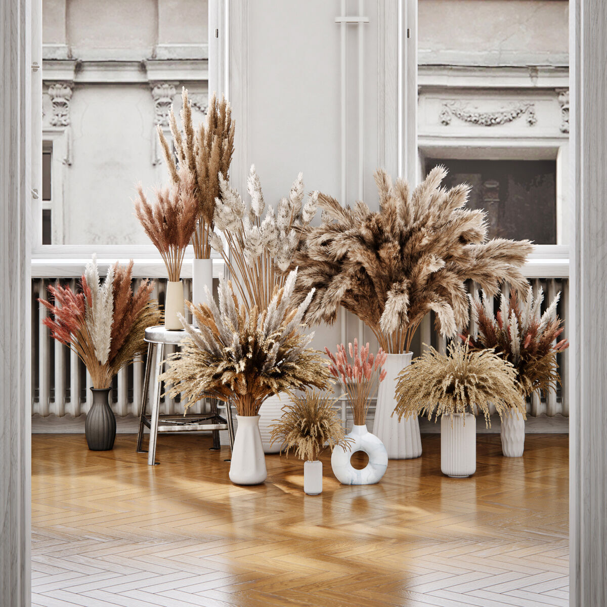 Archinteriors for UE vol 16 - stylish bouquets of dry flowers 3D model_8