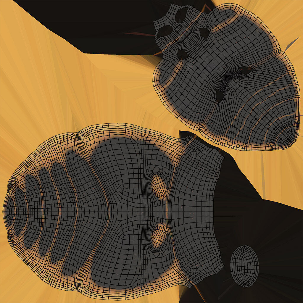 Ladybug Coccinella Low-poly 3D model_31