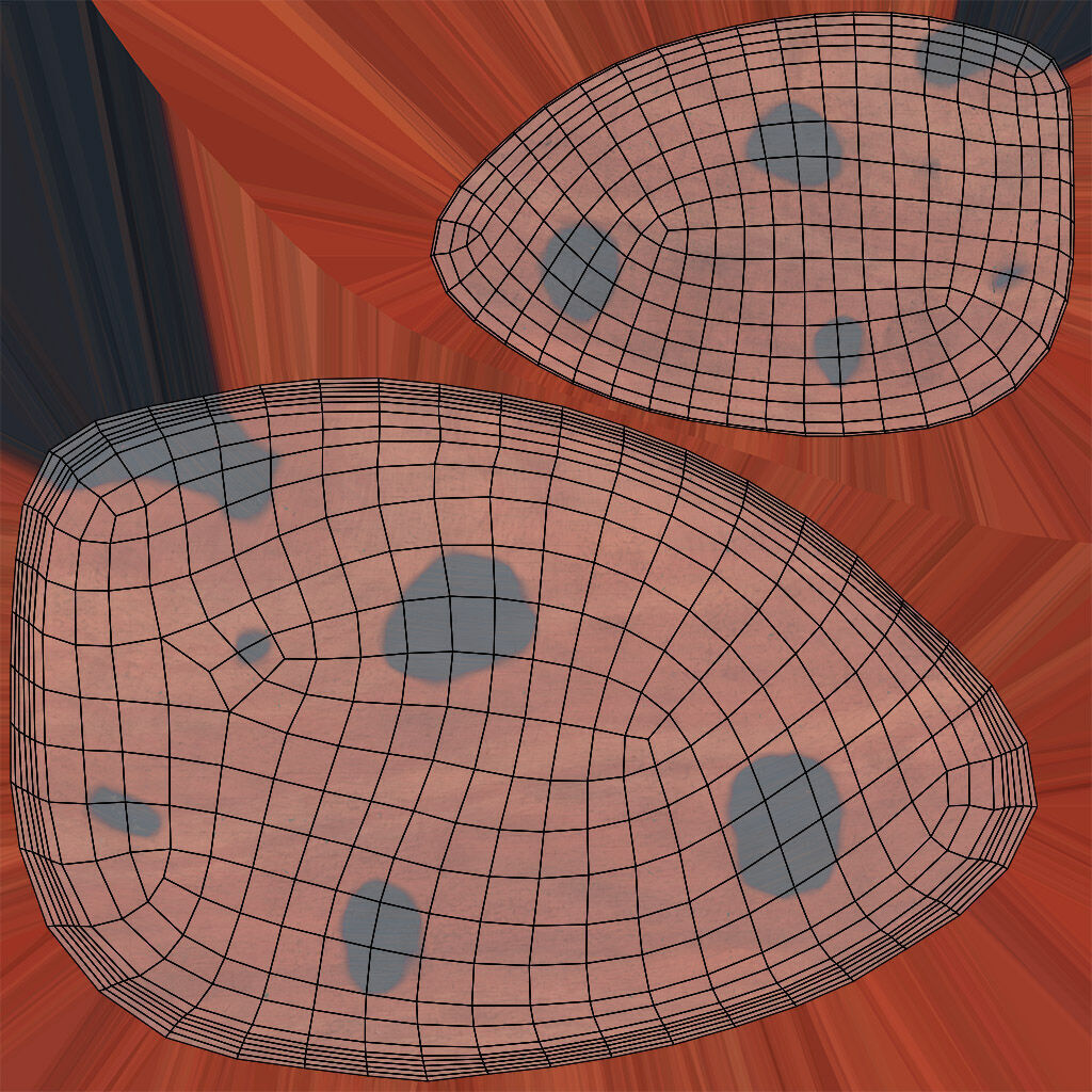 Ladybug Coccinella Low-poly 3D model_28