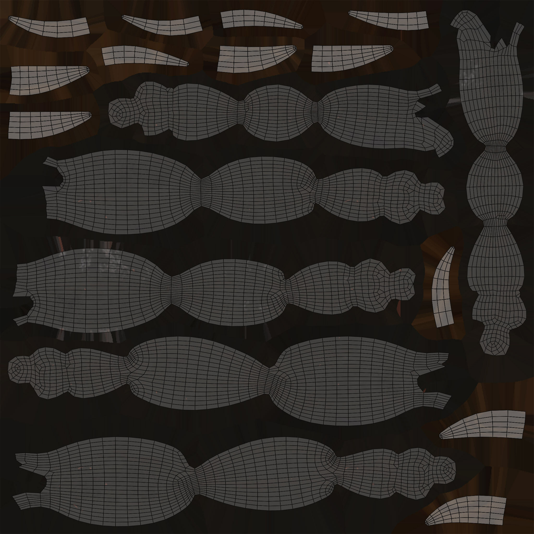 Ladybug Coccinella Low-poly 3D model_29