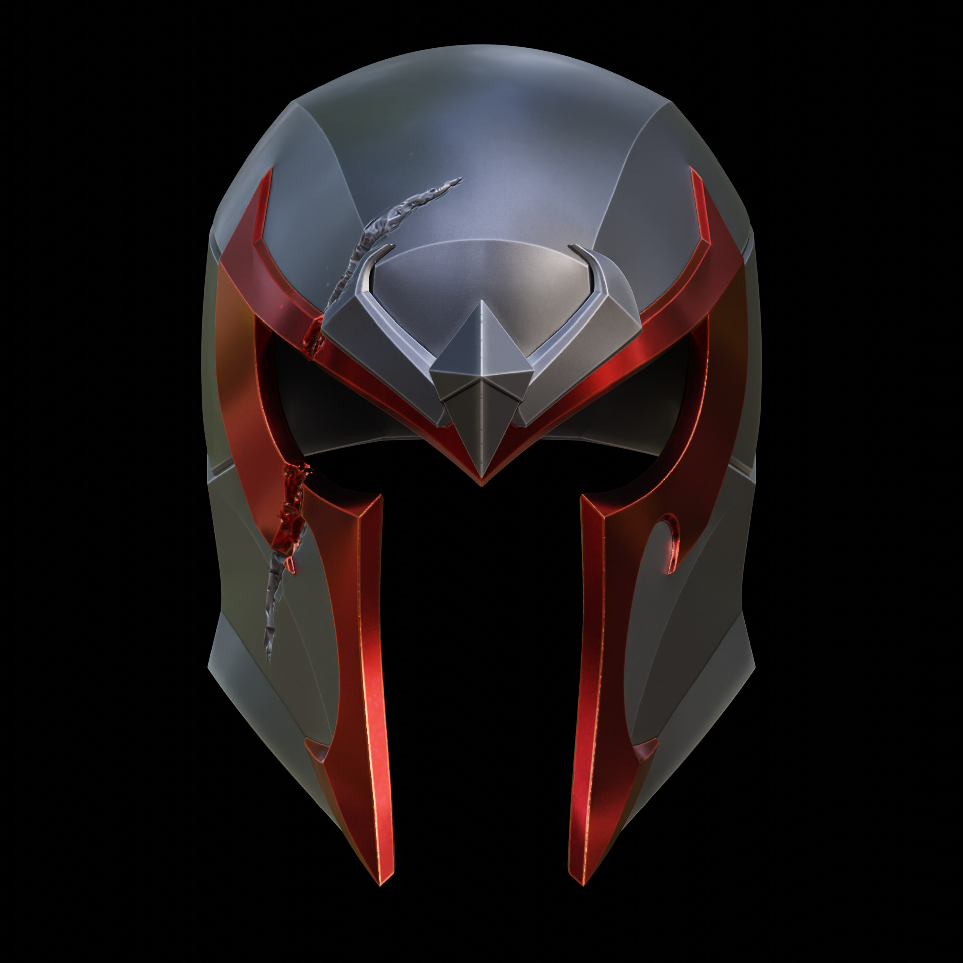 Magneto Helmet Marvel Rivals 3D print model_10