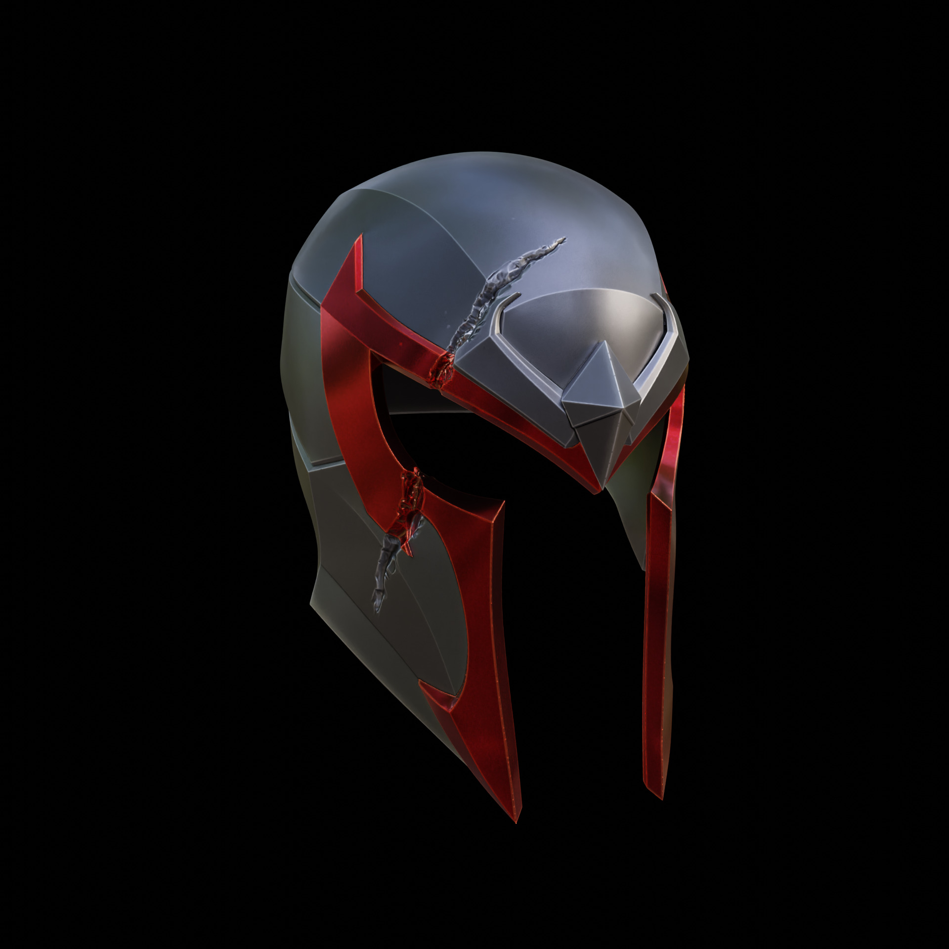 Magneto Helmet Marvel Rivals 3D print model_8