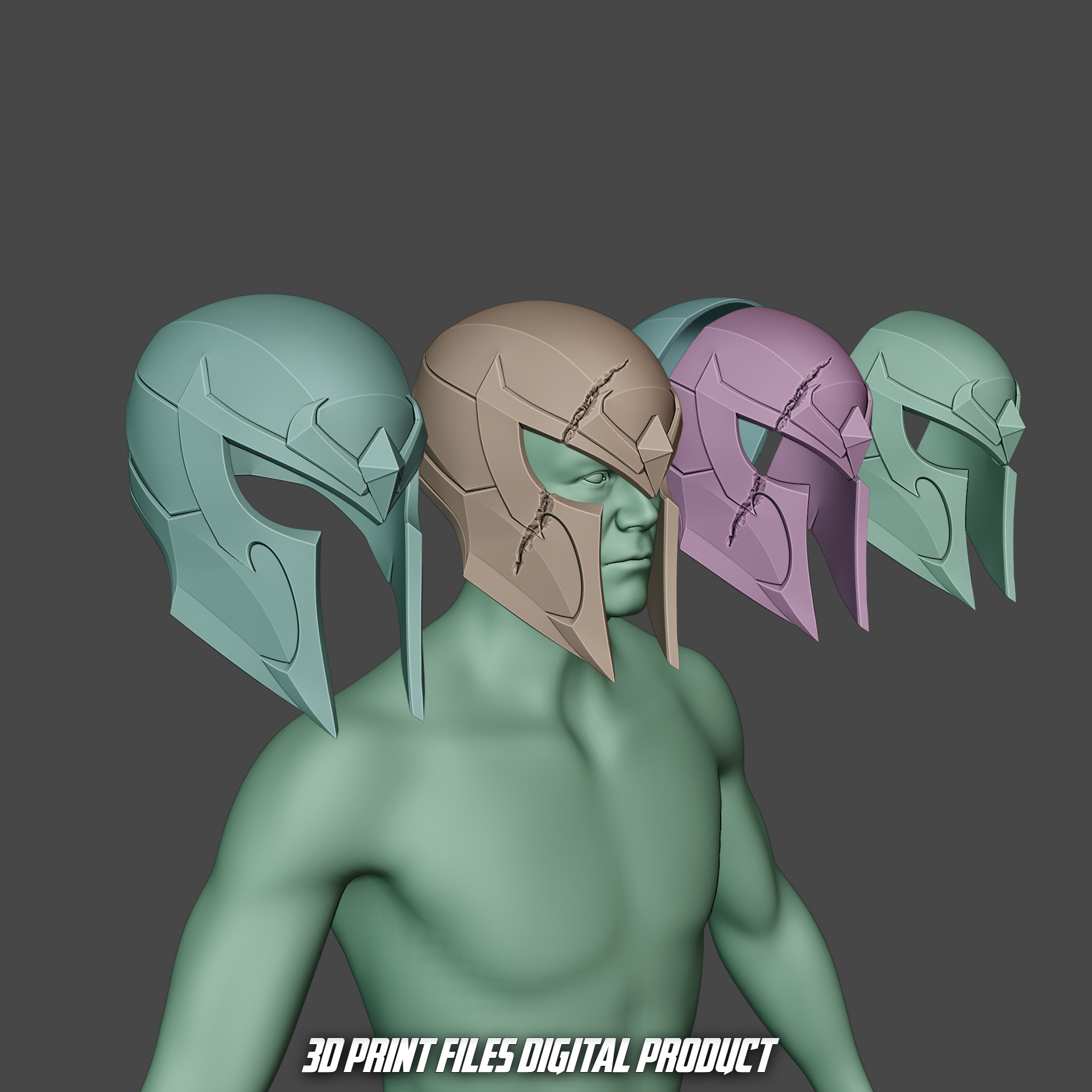 Magneto Helmet Marvel Rivals 3D print model_5