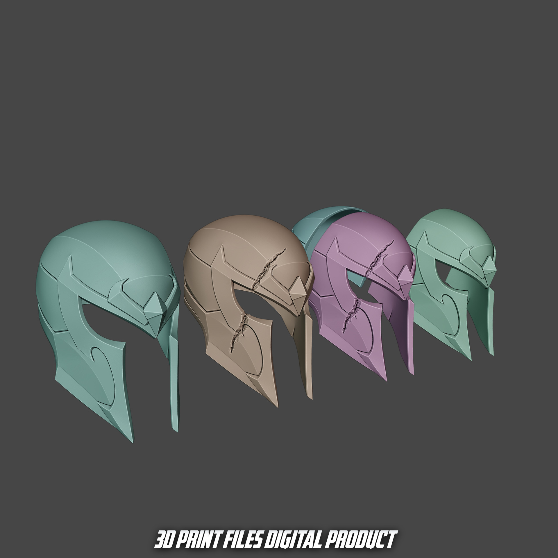 Magneto Helmet Marvel Rivals 3D print model_4
