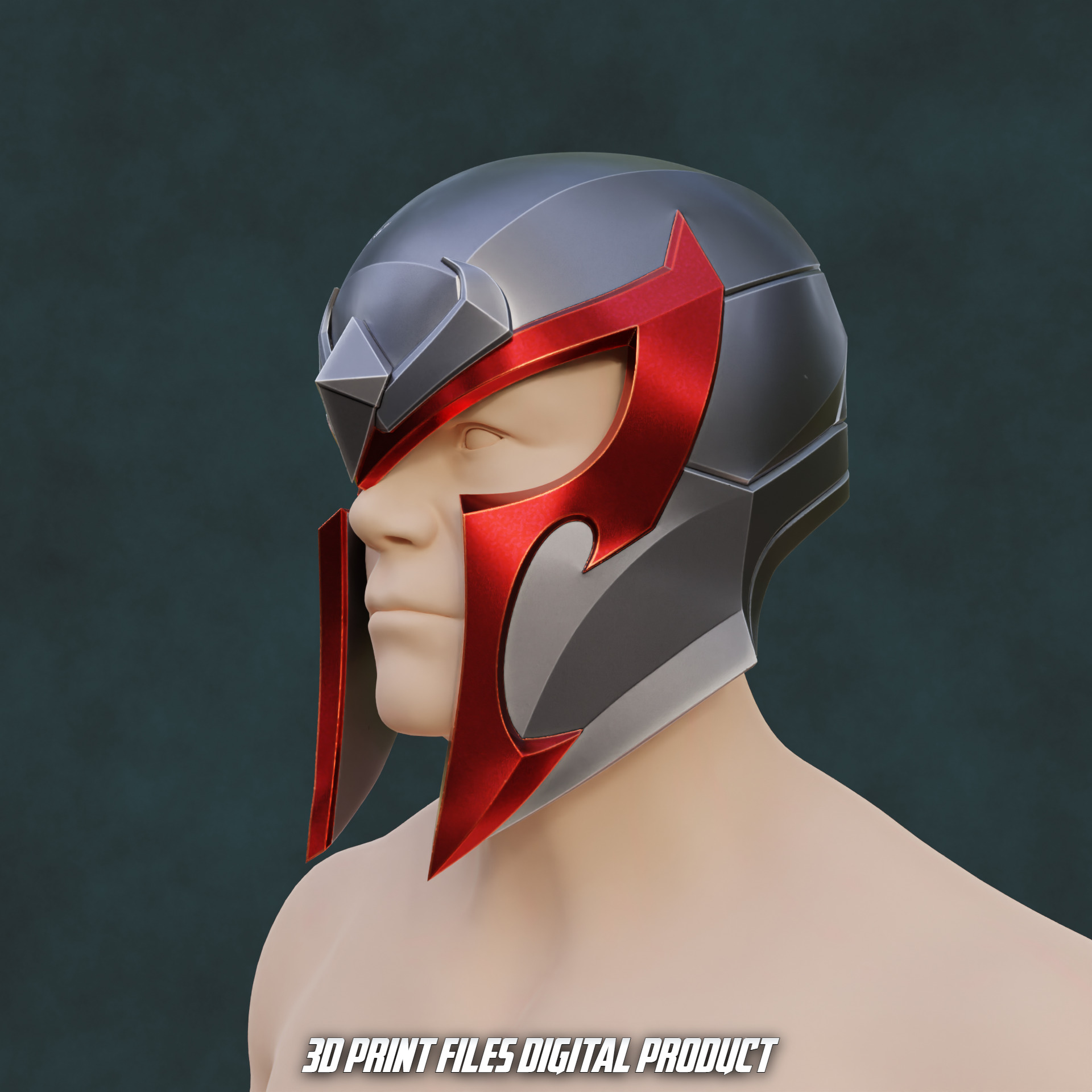 Magneto Helmet Marvel Rivals 3D print model_2