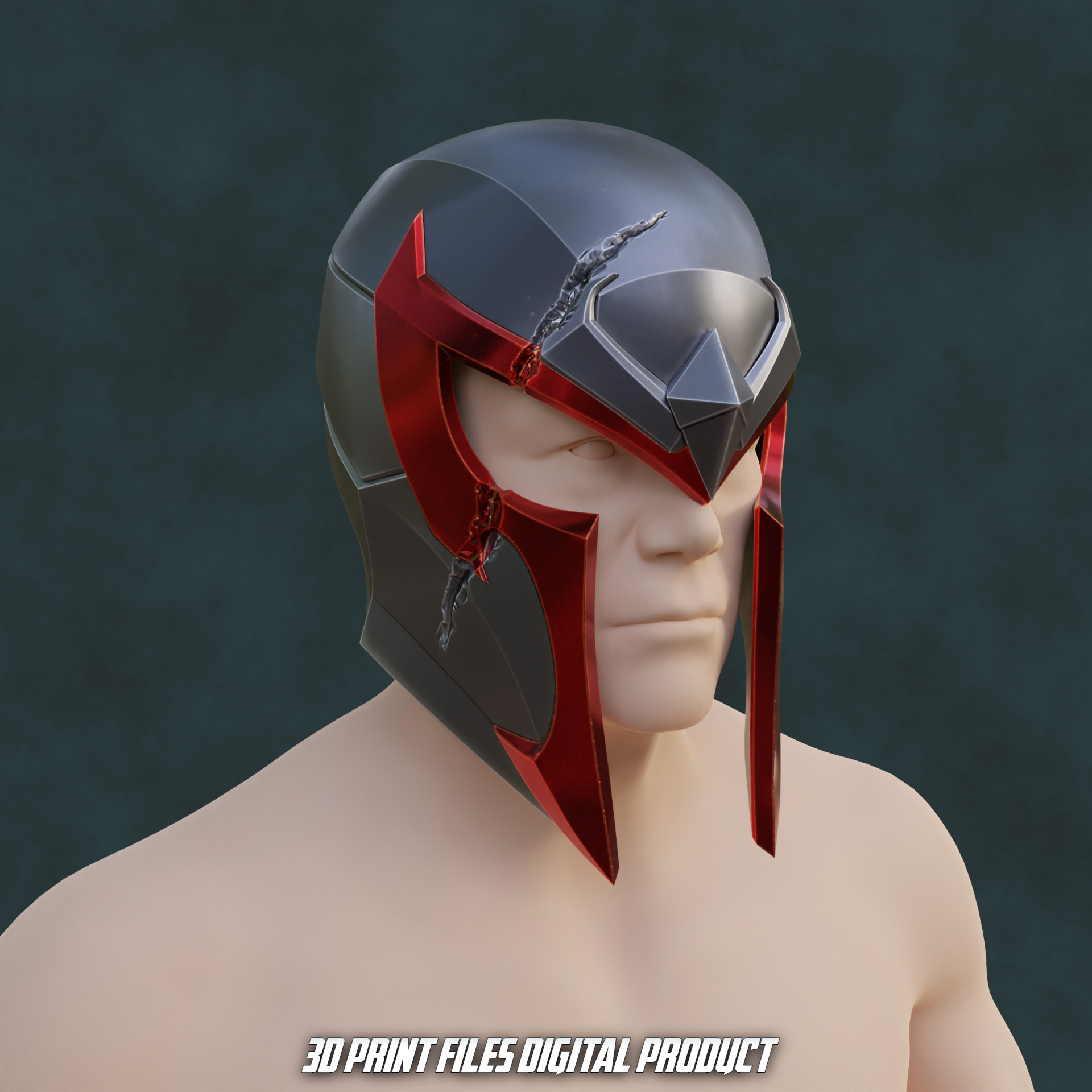 Magneto Helmet Marvel Rivals 3D print model_1