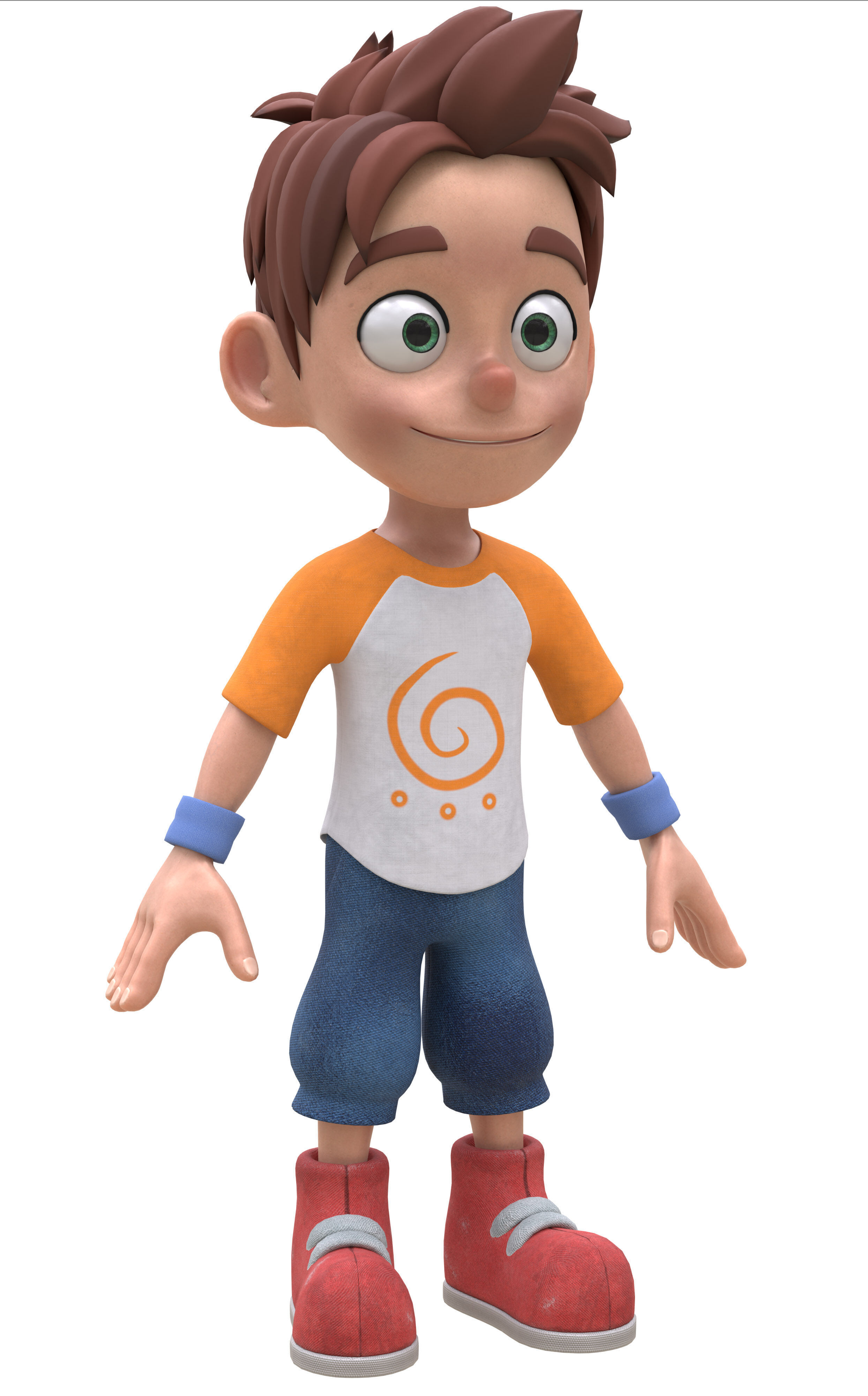 Leo guy Low-poly 3D model_8
