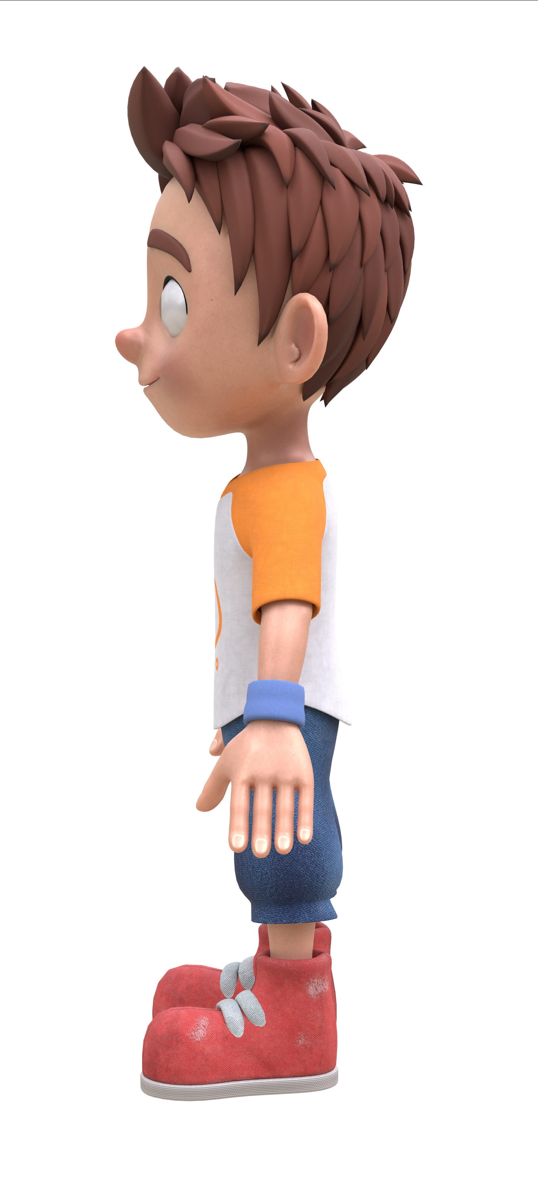Leo guy Low-poly 3D model_5