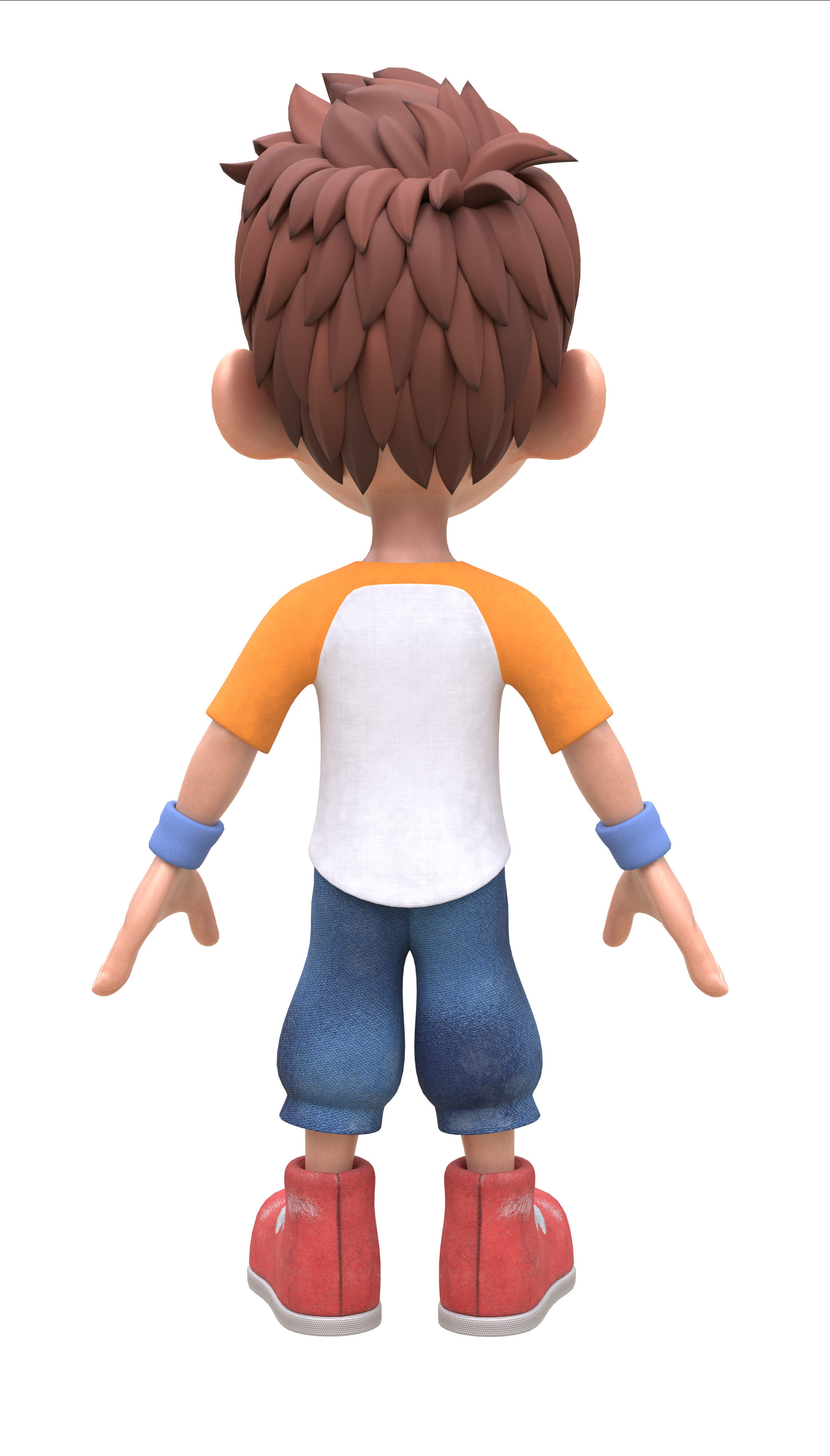 Leo guy Low-poly 3D model_7
