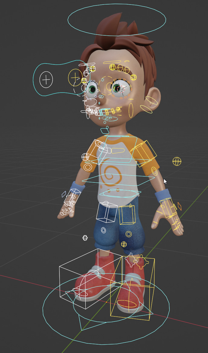 Leo guy Low-poly 3D model_1