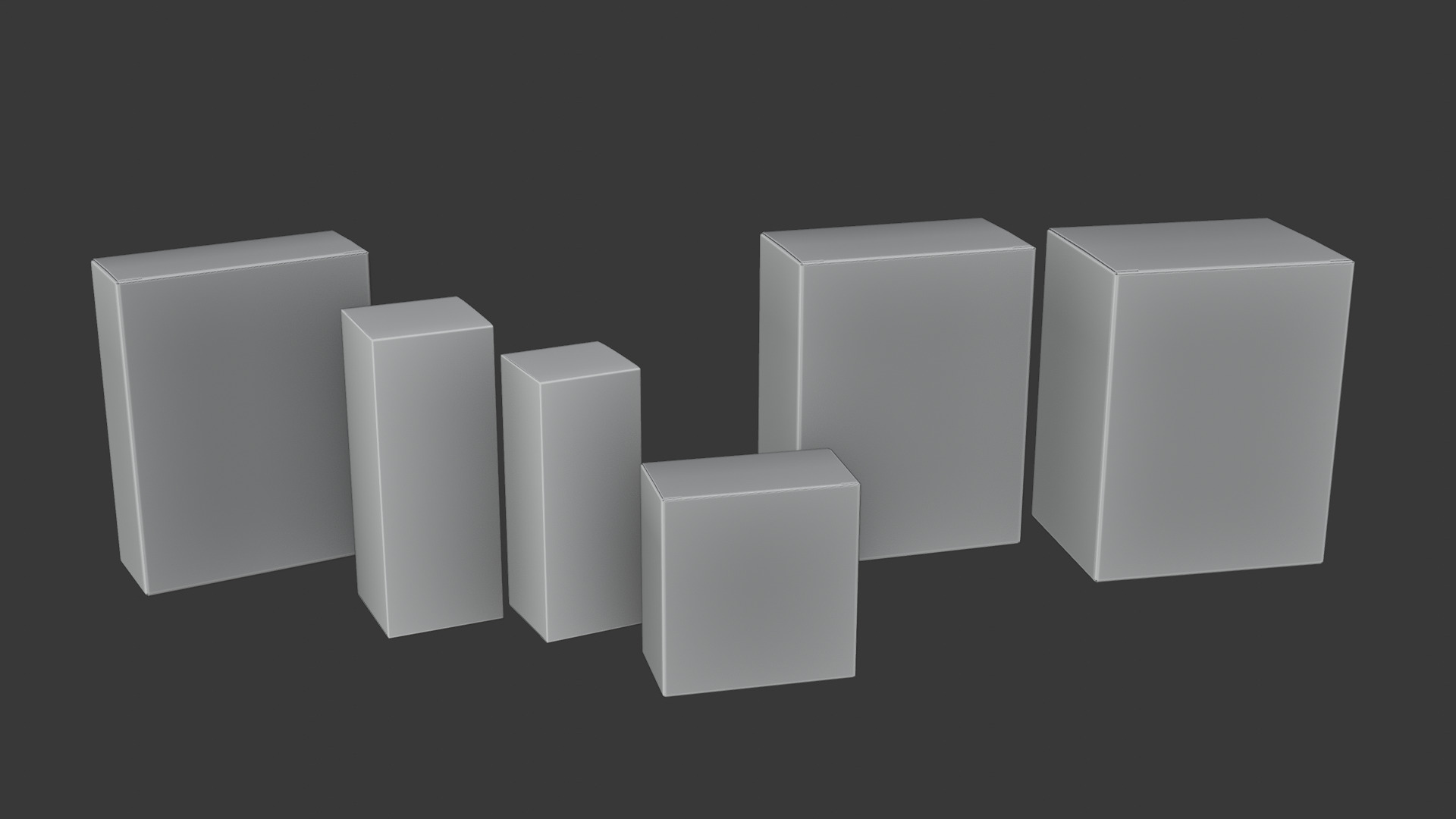 Boxes Collection 3D model_3