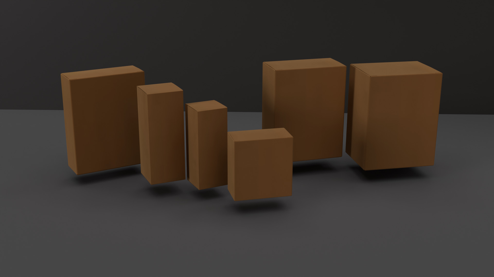 Boxes Collection 3D model_1