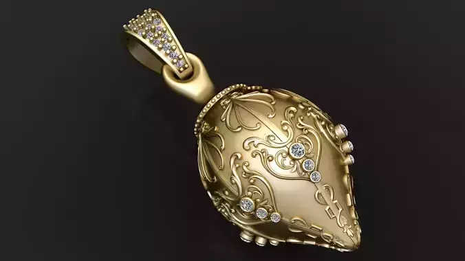 THE ABIR PENDANT 3D PRINTABLE MODEL