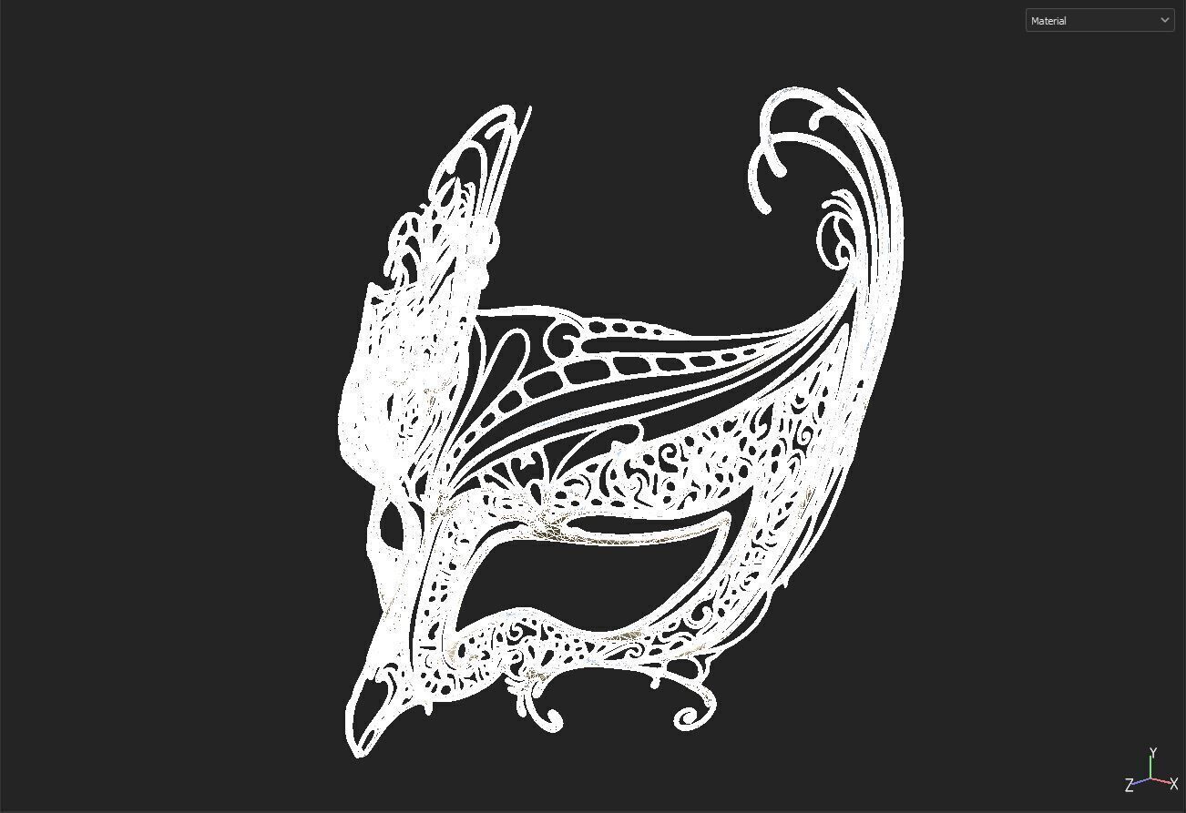 Face Mask 3D model_5