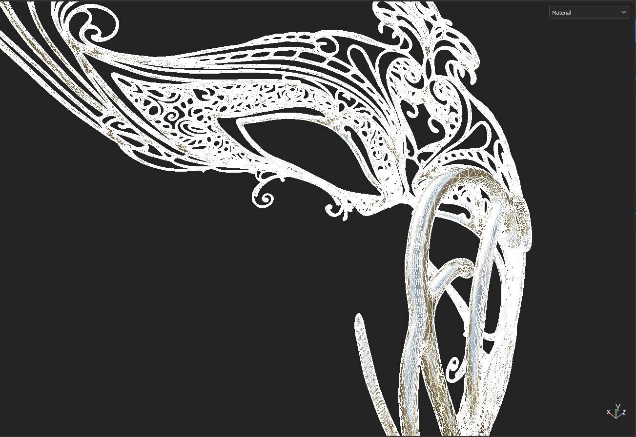 Face Mask 3D model_8