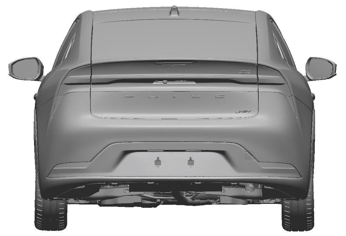 Toyota Prius Limited AWD 2023- Exterior Scan 3D model 3D model_5