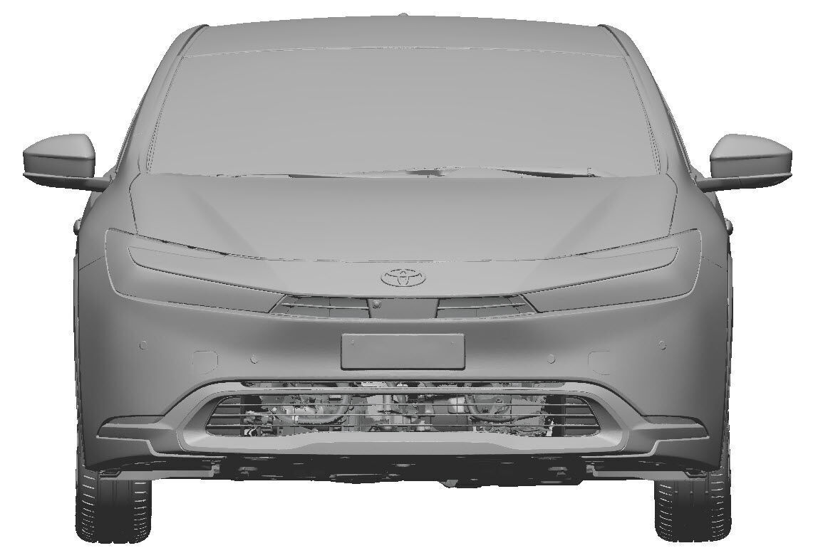 Toyota Prius Limited AWD 2023- Exterior Scan 3D model 3D model_4