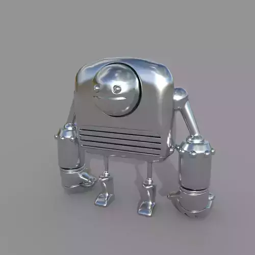 Metal Robot 3D model