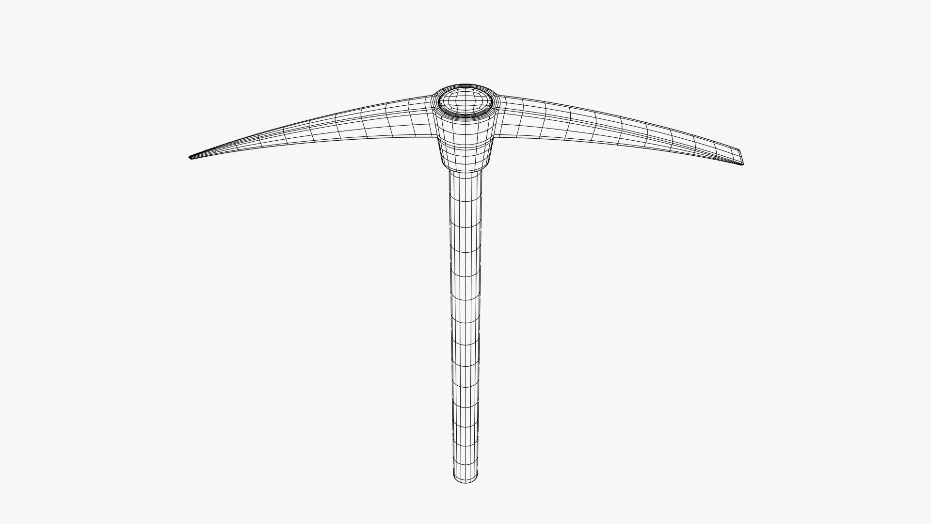 Pickaxe 3D model_9