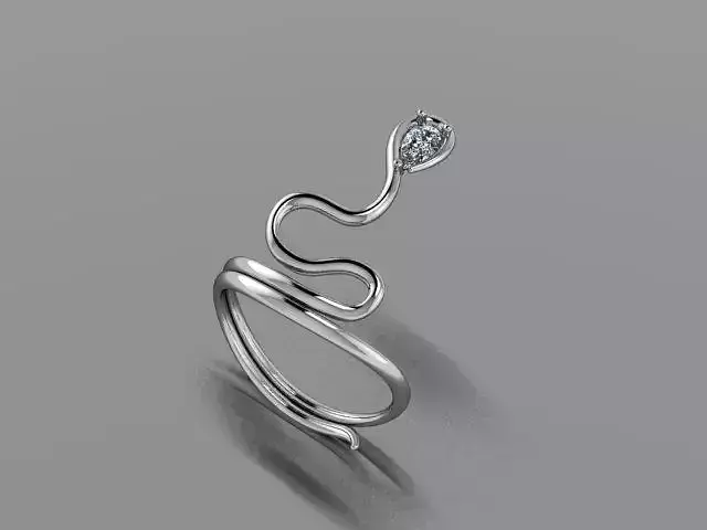 Minimalist and Elegant Snake Ring