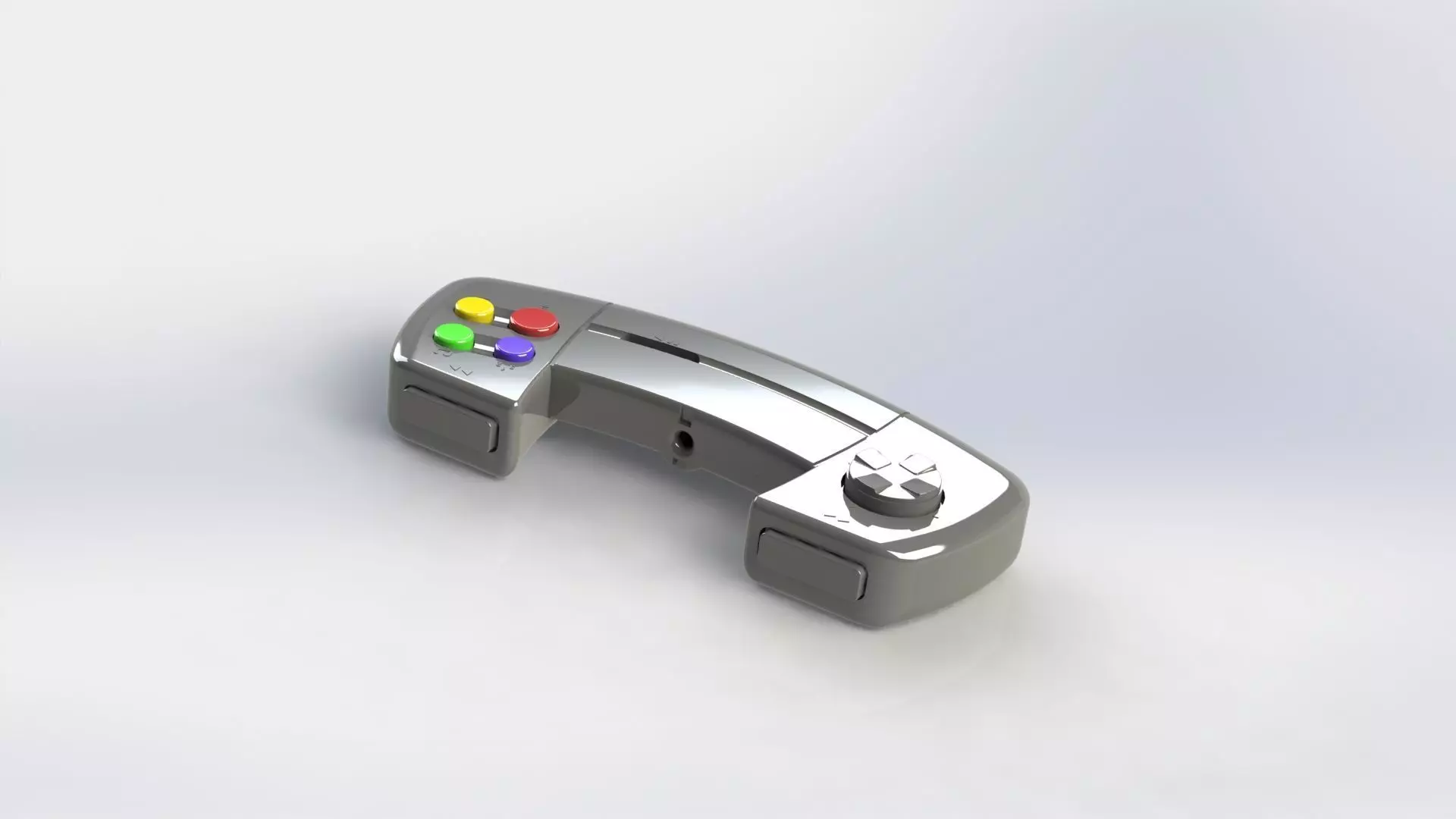 Amiga CD32 Gamepad 3D print model_5