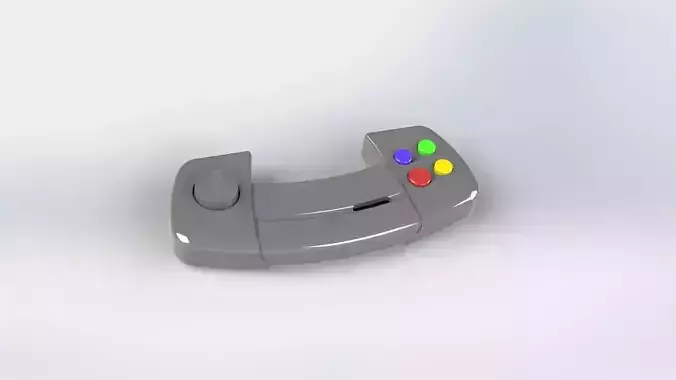 Amiga CD32 Gamepad 3D print model